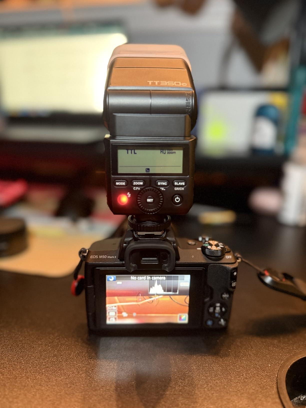 TT350C TTL Flash for Canon, 2.4G GN36 Mini Camera Flash Speedlite HSS 1/8000s, Approx.210 Full Power Flashes, 0.1-2.2s Recycle Time, External Speedlite for Canon Camera customer photo 2