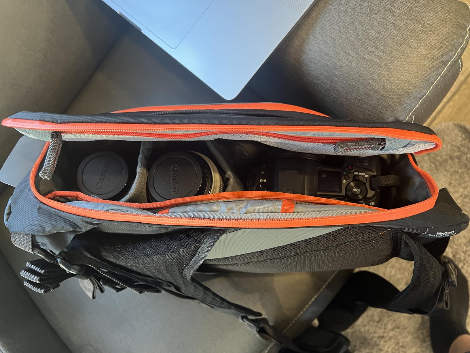 Think Tank PhotoCross 13 Sling Bag for DSLR and Mirrorless Camera, 11 Liters (Orange Ember) customer photo 1