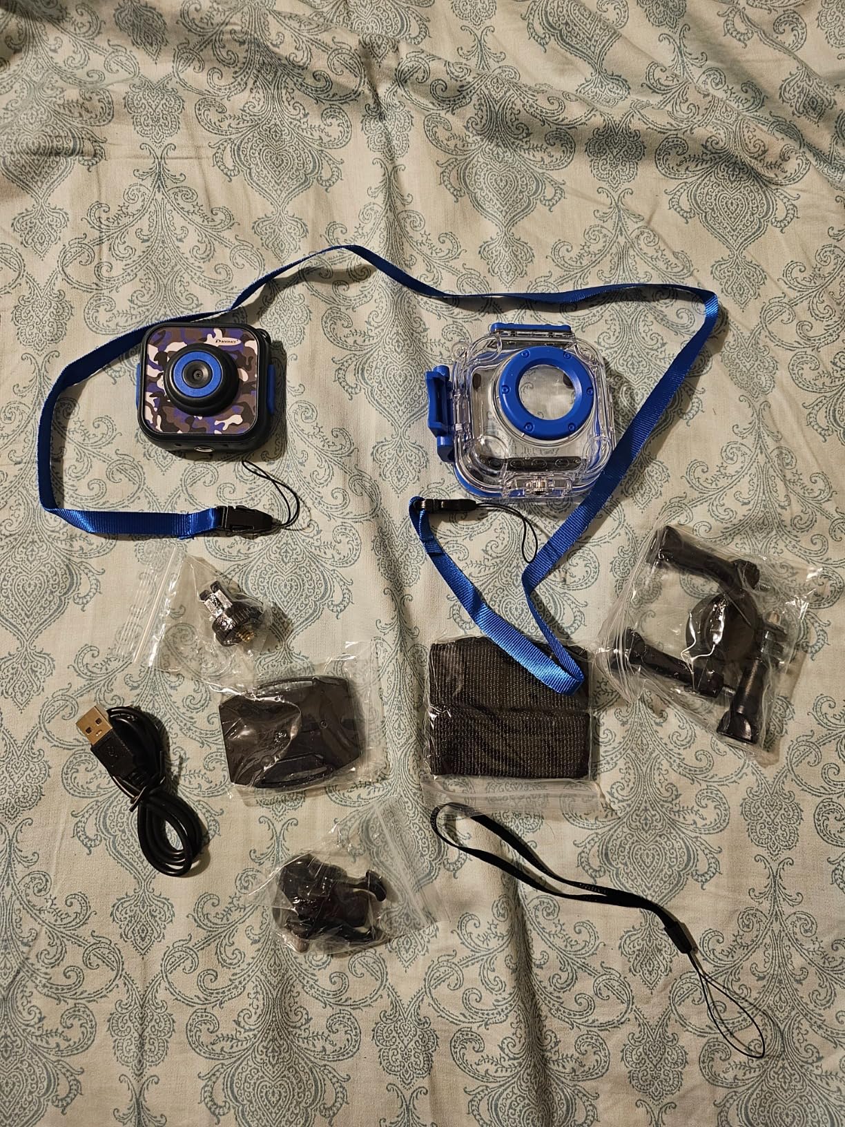 PROGRACE Pool Toy & Kids Underwater Camera - IP68 Waterproof Action Camera for Boys Ages 3-12, 1080P Video, 32GB Card, Mount for Bike, Birthday Gift for Diving, Swimming, Riding, Snorkeling customer photo 1