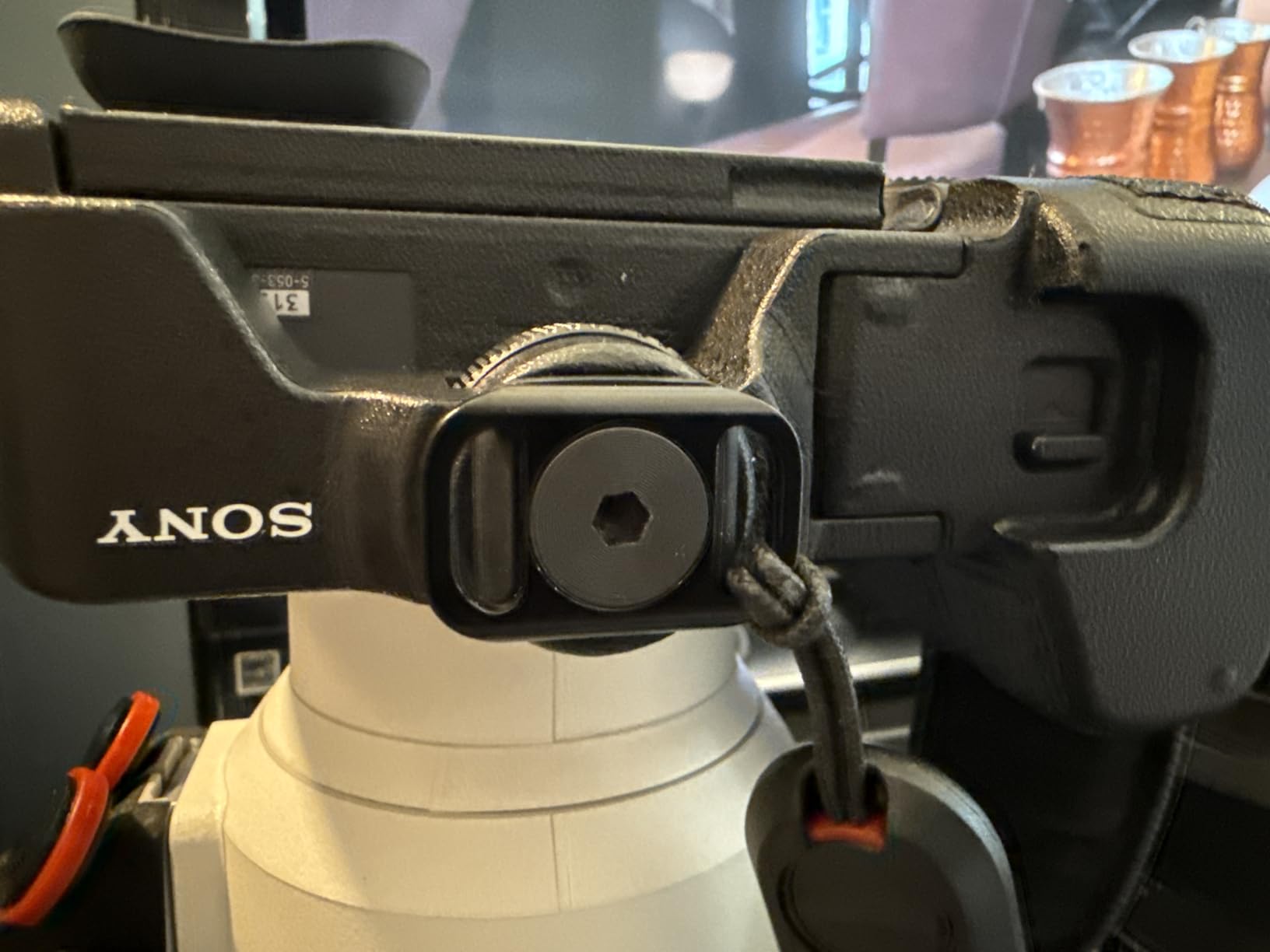 Anchor Mount, 2 Loops for Attaching Anchors or OEM Camera Straps, Rugged, Weatherproof Aluminum Construction, Ultra Secure, Screws into Any Standard Tripod Socket customer photo 1