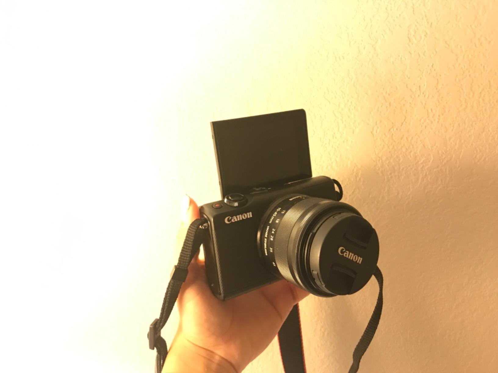 EOS M100 Mirrorless Camera w/ 15-45mm Lens - Wi-Fi, Bluetooth, and NFC enabled (Black) (2209C011) customer photo 1