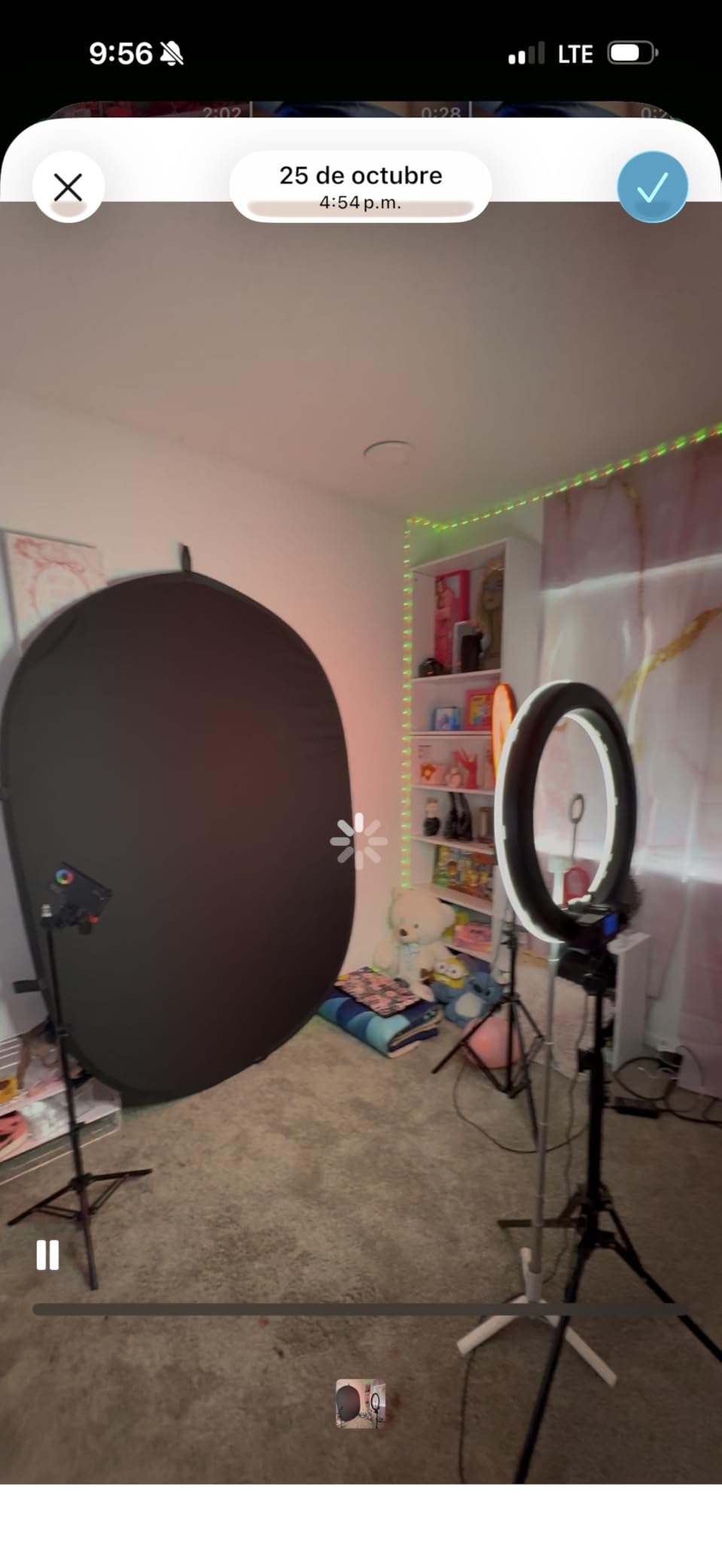 5x6.5ft Pop Up Backdrop, Double-Sided Black & White Collapsible Portable Photo Backdrop, Foldable Retractable Reflector Background for Photography, Headshots, Live Streaming, Video Calls customer photo 1