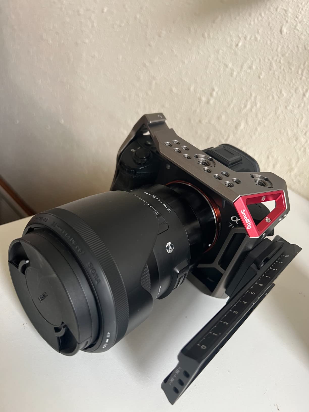 SmallRig A7RIII / A7III / A7M3 Camera Cage for Sony A7RIII / A7III / A7M3 Camera (ILCE-7RM3 / A7R Mark III), w/Shoe Mount, Built-in NATO Rail, Accessible for Sony XLR-K2M/K1M, Black - 2087 customer photo 1