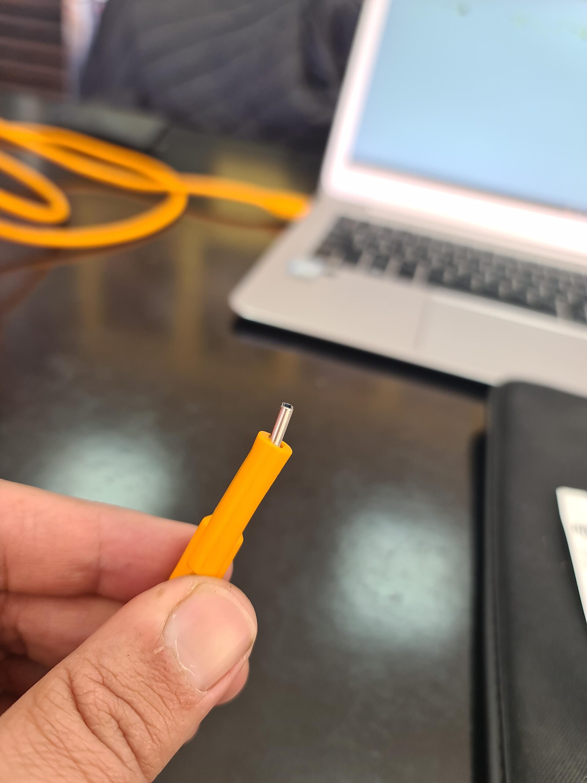 TetherPro USB 3.0 to USB-C Cable for Fast Transfer and Connection Between Camera and Computer, High Visibility Orange, 15 Feet (4.6 m) customer photo 1