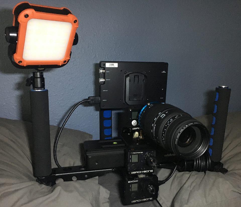 FEELWORLD FW703 7 Inch IPS 3G SDI 4K HDMI DSLR Monitor Full HD 1920x1200 On Camera Field Monitor with Histogram for Stabilizer Cameras Rig customer photo 1