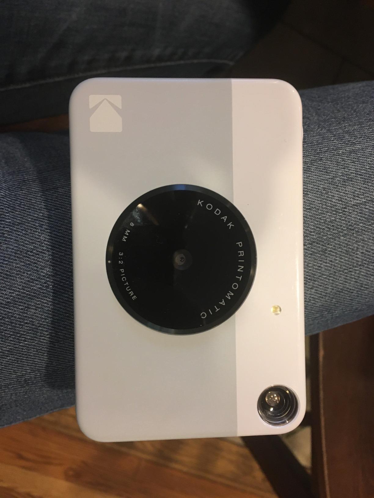 KODAK Printomatic Full-Color Instant Print Digital Camera, Zink 2x3 (5.1x7.5 cm) Sticky-Back Photo Paper, 5MP, Portable - Blue customer photo 1