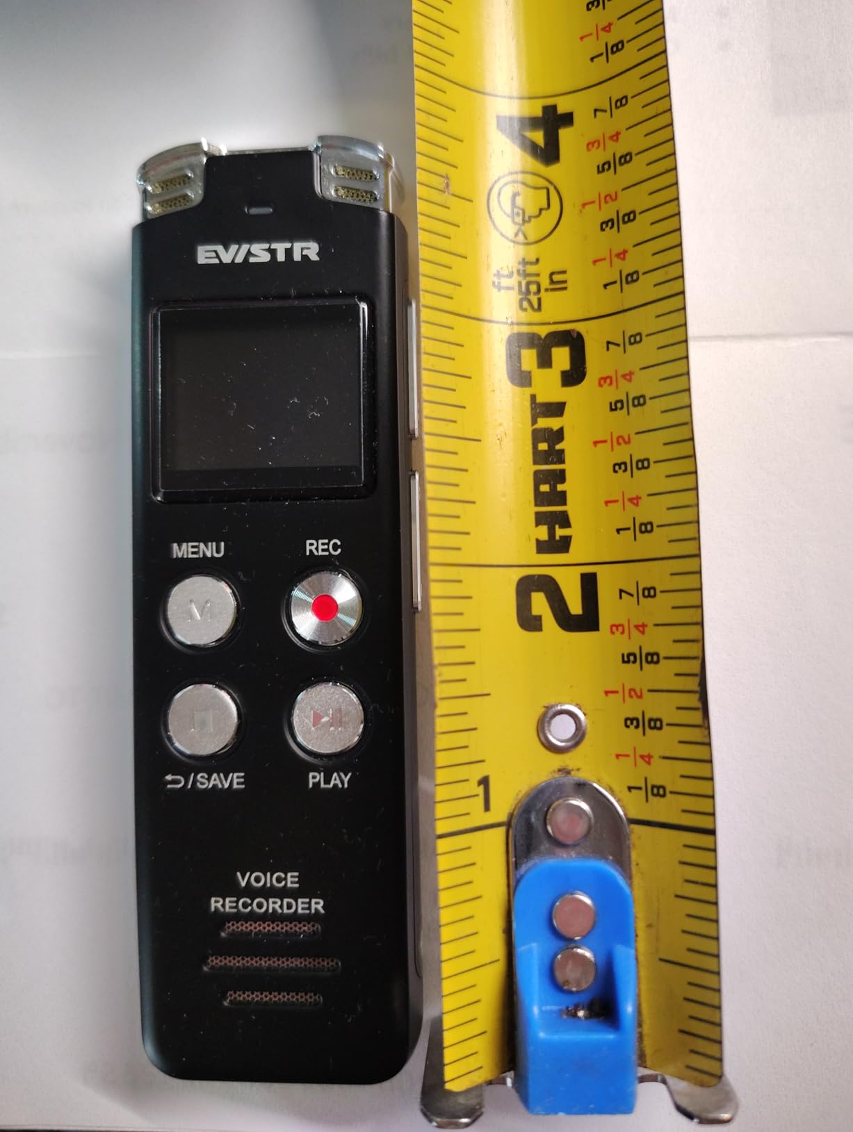 64GB Digital Voice Recorder with Playback: Voice Activated Recorders for Lectures Meetings Interviews - EVISTR Dictaphone Recording Device Tape Recorder Portable Mini, Audio Recorder with USB, MP3 customer photo 1