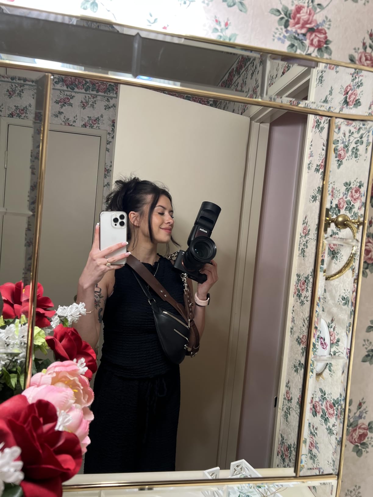 C Coiro Leather Camera Strap for One Camera Professional Single Leather Harness Shoulder Strap Quick Release customer photo 1