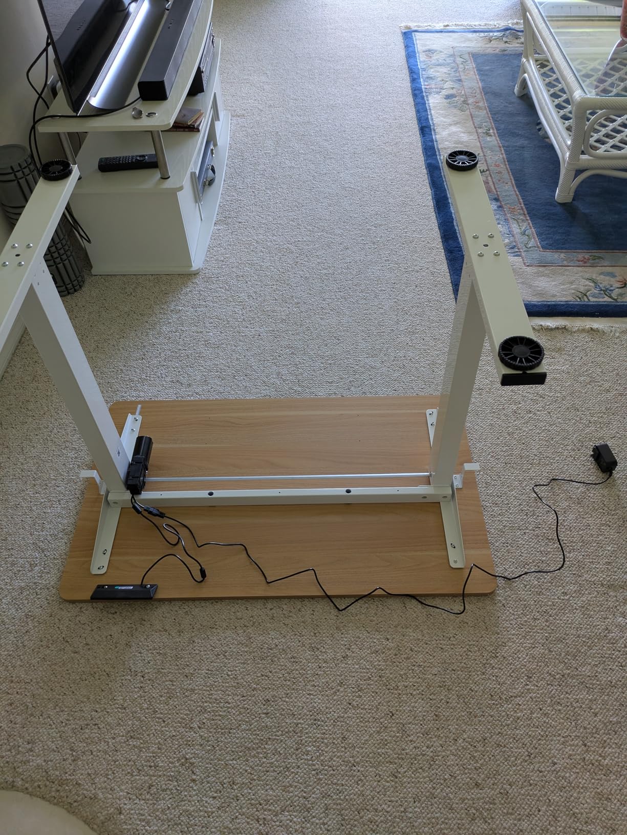 FLEXISPOT EN1 One-Piece Standing Desk with 1-Inch Thick Desktop, 48
