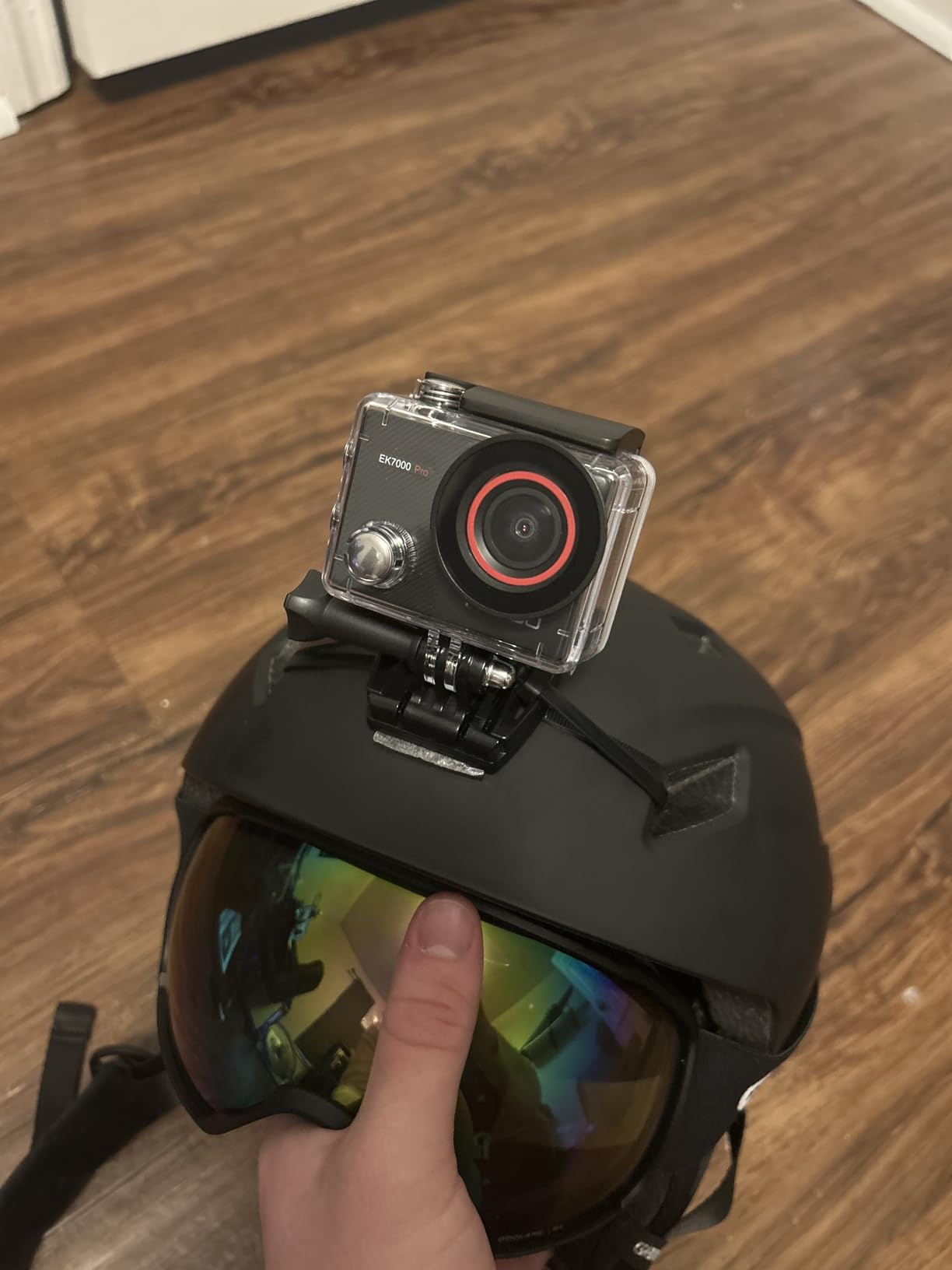 AKASO EK7000 Pro 4K30fps Action Camera with Touch Screen EIS 131ft Waterproof Underwater Camera Remote Control 5X Zoom customer photo 2