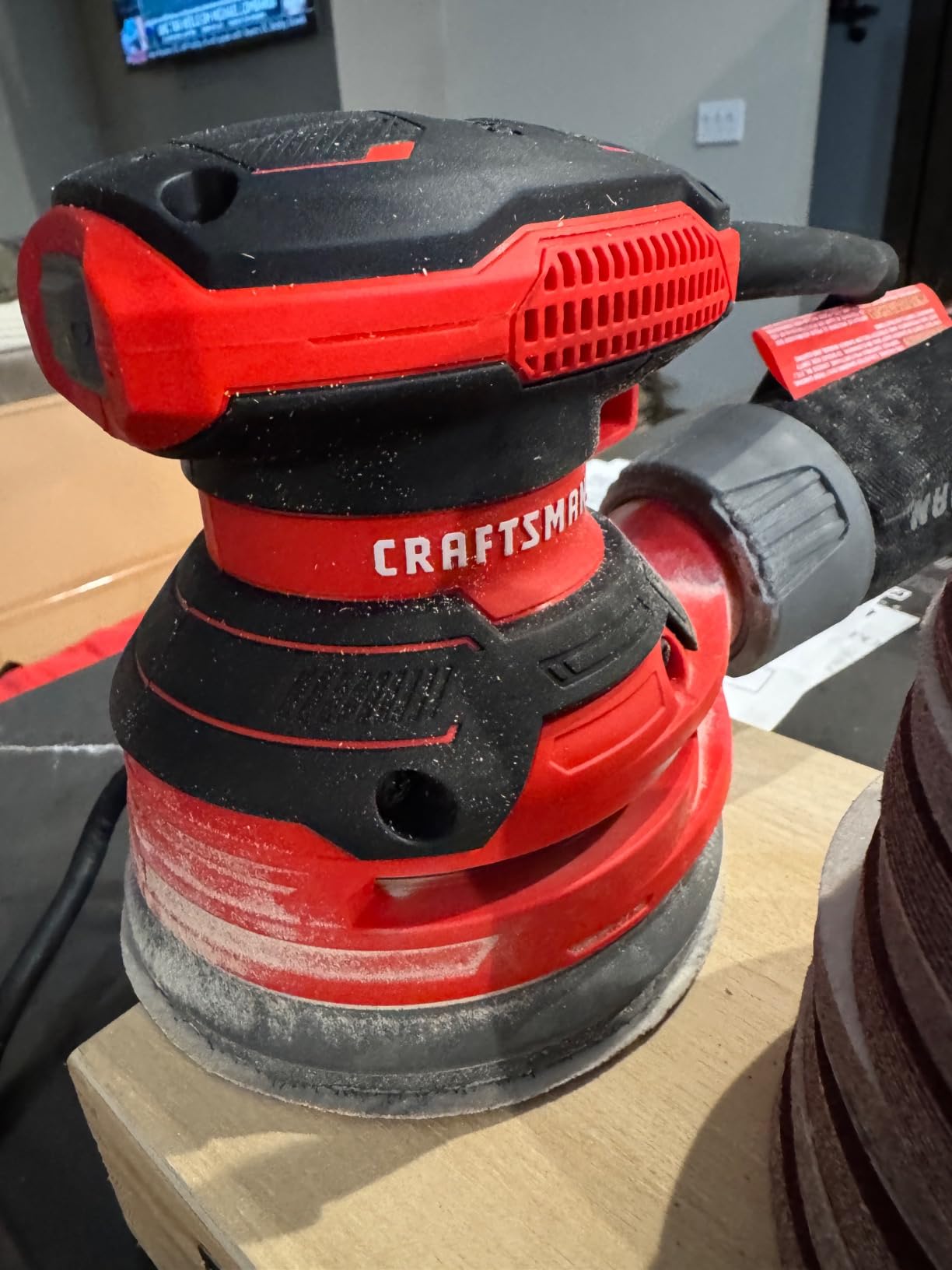 CRAFTSMAN Orbital Sander, 5 inch, 12,000 OPM, 3 Amp, Corded (CMEW231) customer photo 1
