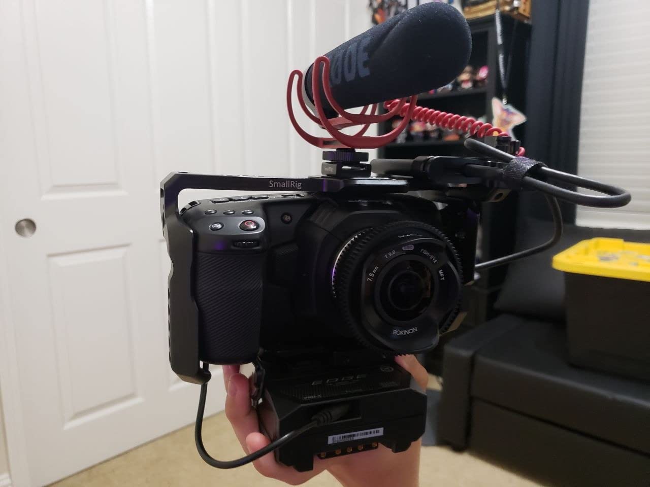 [New Version] SMALLRIG BMPCC 4K & 6K Cage for Blackmagic Design Pocket Cinema Camera 4K & 6K w/Cold Shoe, NATO Rail - 2203 customer photo 2