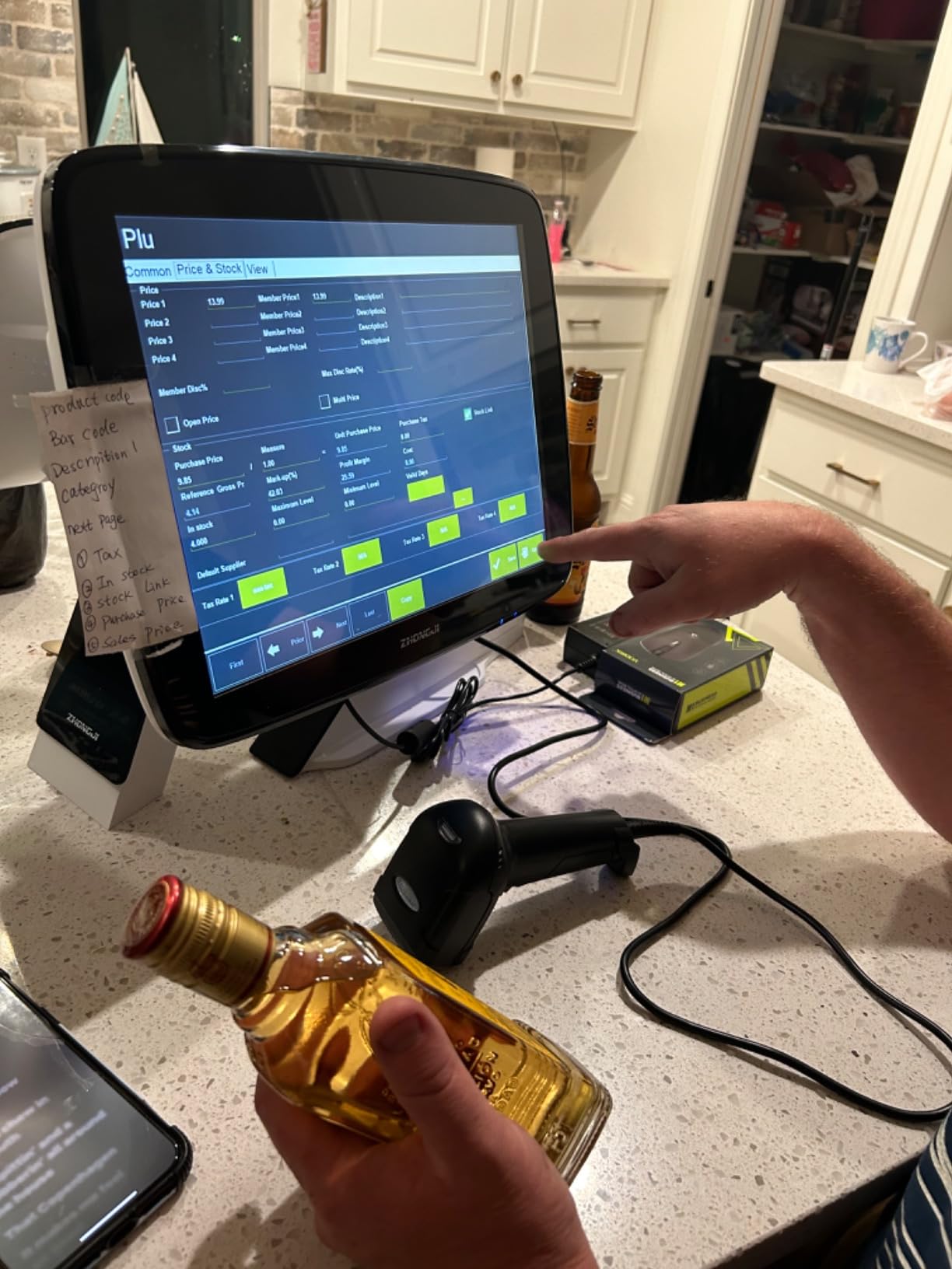 (Ship from USA) POS System,Cash Register for Retail,Includes Touch Screen Cash Register,80MM Thermal Printer,Cash Drawer,Barcode Scanner,Windows 10,POS Software customer photo 1