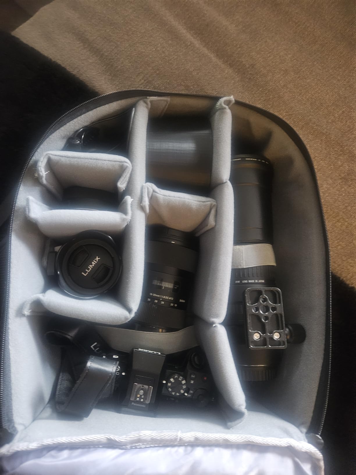 CADeN Camera Backpack Bag Professional for DSLR/SLR Mirrorless Camera Waterproof, Camera Case Compatible for Sony Canon Nikon customer photo 1