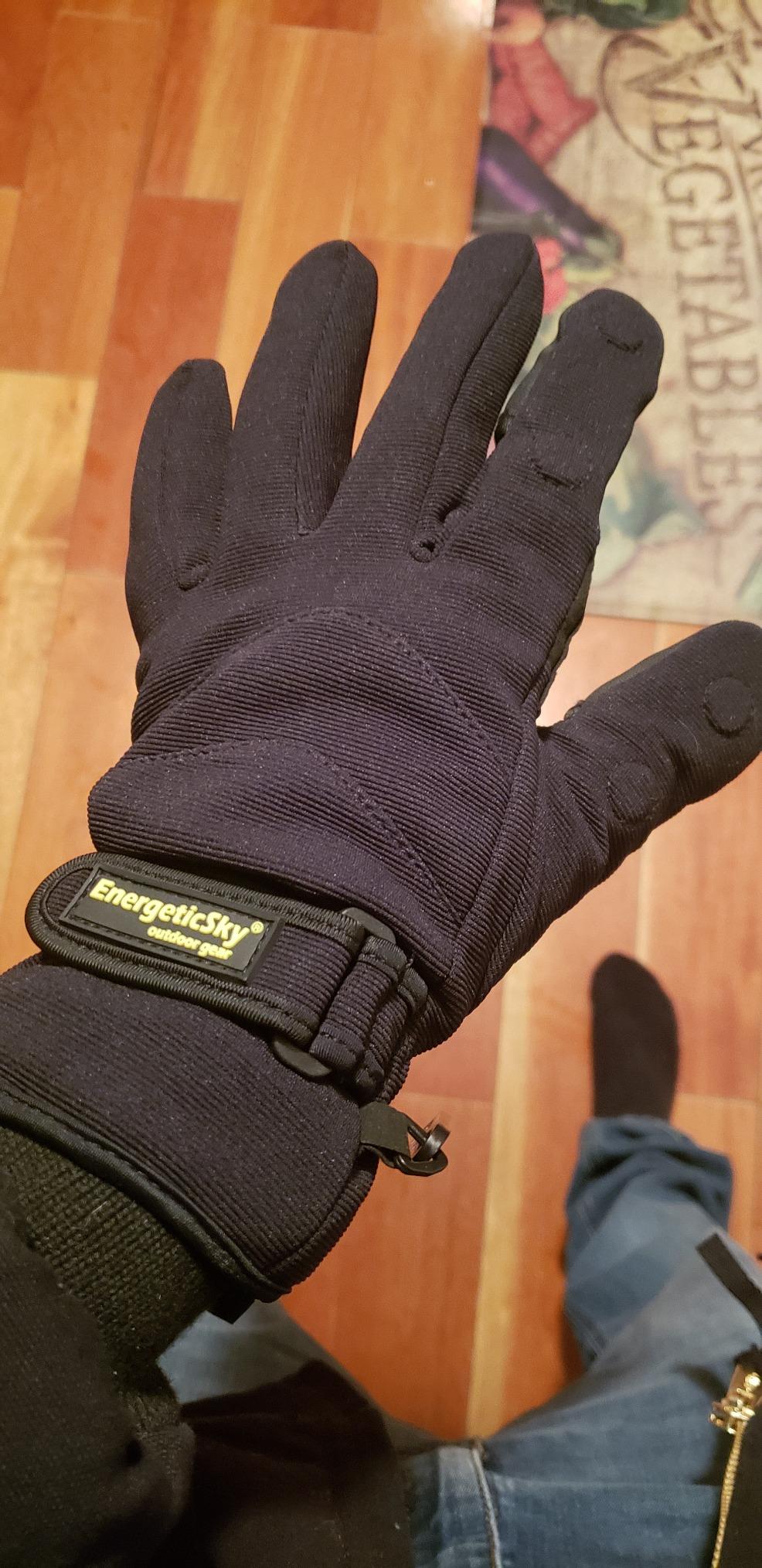 Waterproof Winter Gloves, 3M Thinsulate Ski & Snowboard Gloves for Men and Women, Touchscreen Gloves for Fishing, Photographing, Hunting customer photo 1