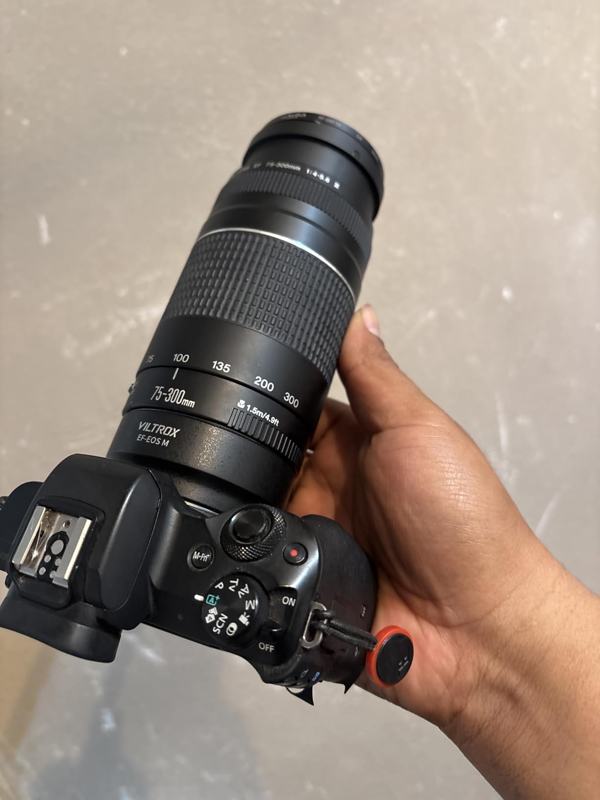 EF-EOS M Lens Adapter Auto-Focus Lens Converter Ring Compatible for Canon EF/EF-S Lens and Canon EOS-M (EF-M Mount) Camera EOS M M2 M3 M5 M6 M10 M50 M100 customer photo 1