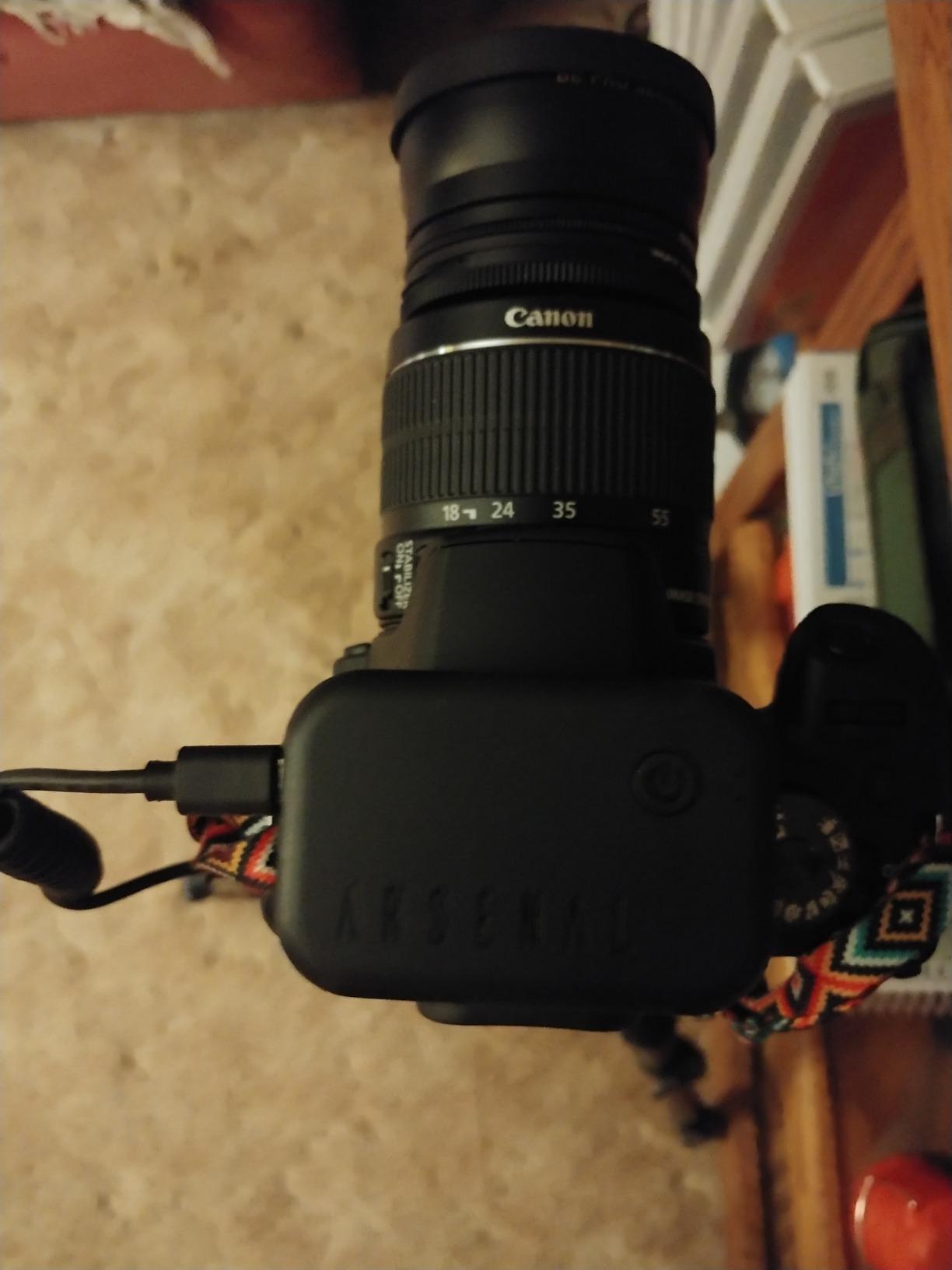 Canon EOS Rebel T7 DSLR Camera with EF 18-55mm with EF 75-300mm Double Zoom Kit Bundle with 500mm Preset Telephoto Lens, 32GB Memory Card, Tripod, Paintshop Pro and Accessories (10 Items) customer photo 1