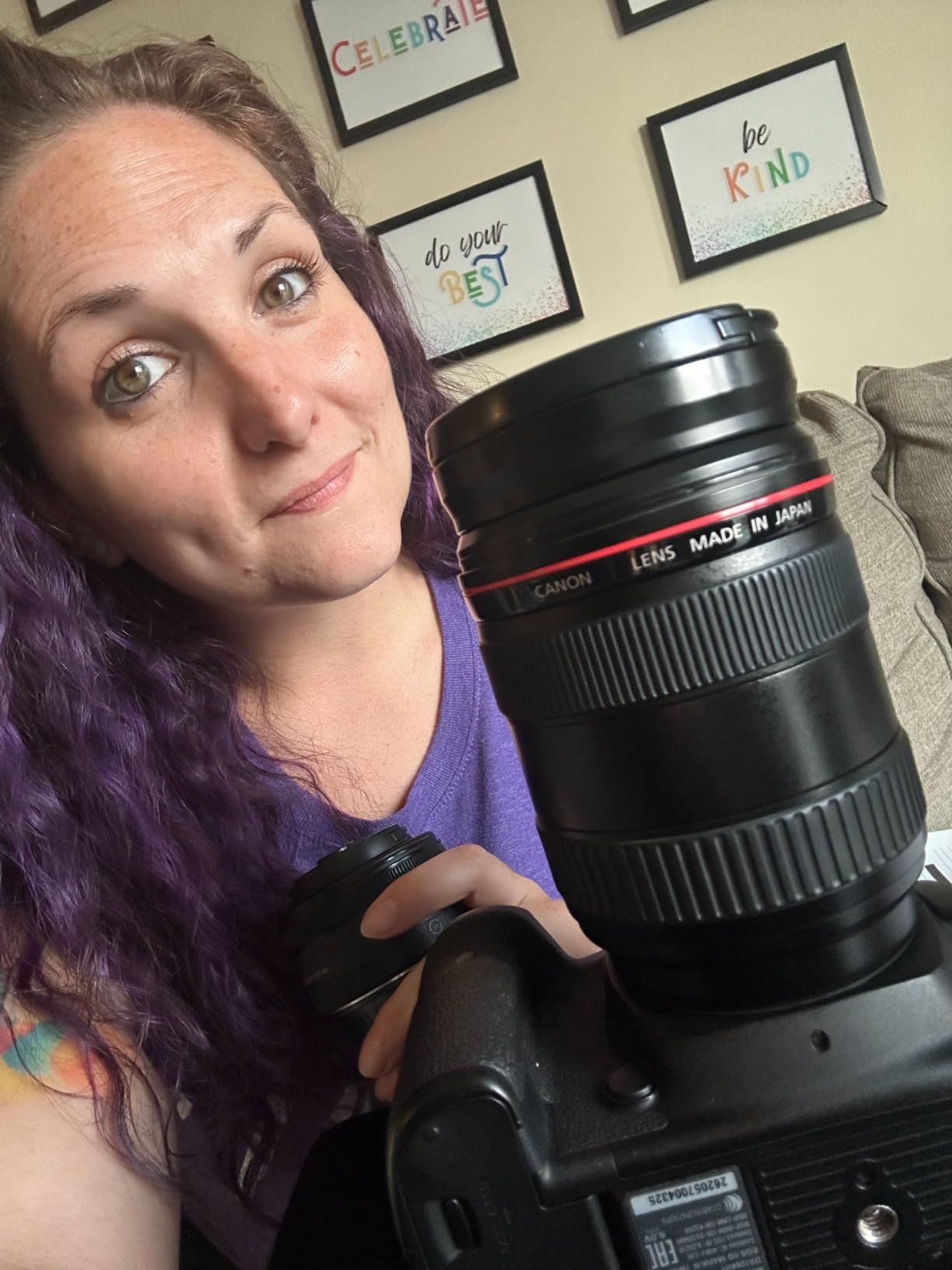 Canon EF 24-70mm f/2.8L USM Standard Zoom Lens for Canon SLR Cameras (Renewed) customer photo 2