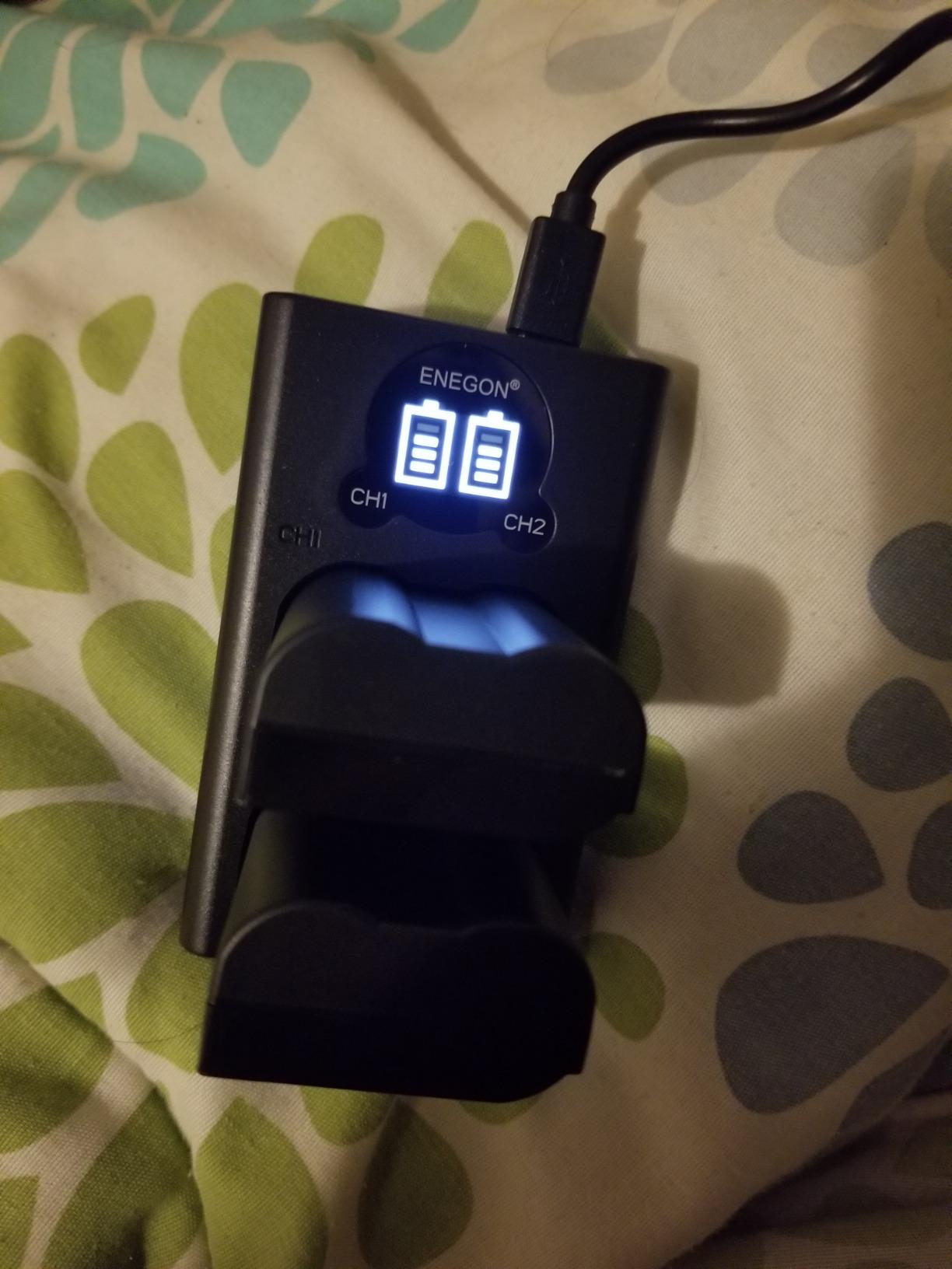 ENEGON EN-EL15C Batteries (2 Pack) and Smart LED Dual Charger Kit for Nikon ZF Z6,Z7 Z8 D7500 D7000, D7100, D7200 D500, D600, D610, D750,D780 D800, D810, D800E, D810A,D850 Digital Cameras customer photo 2