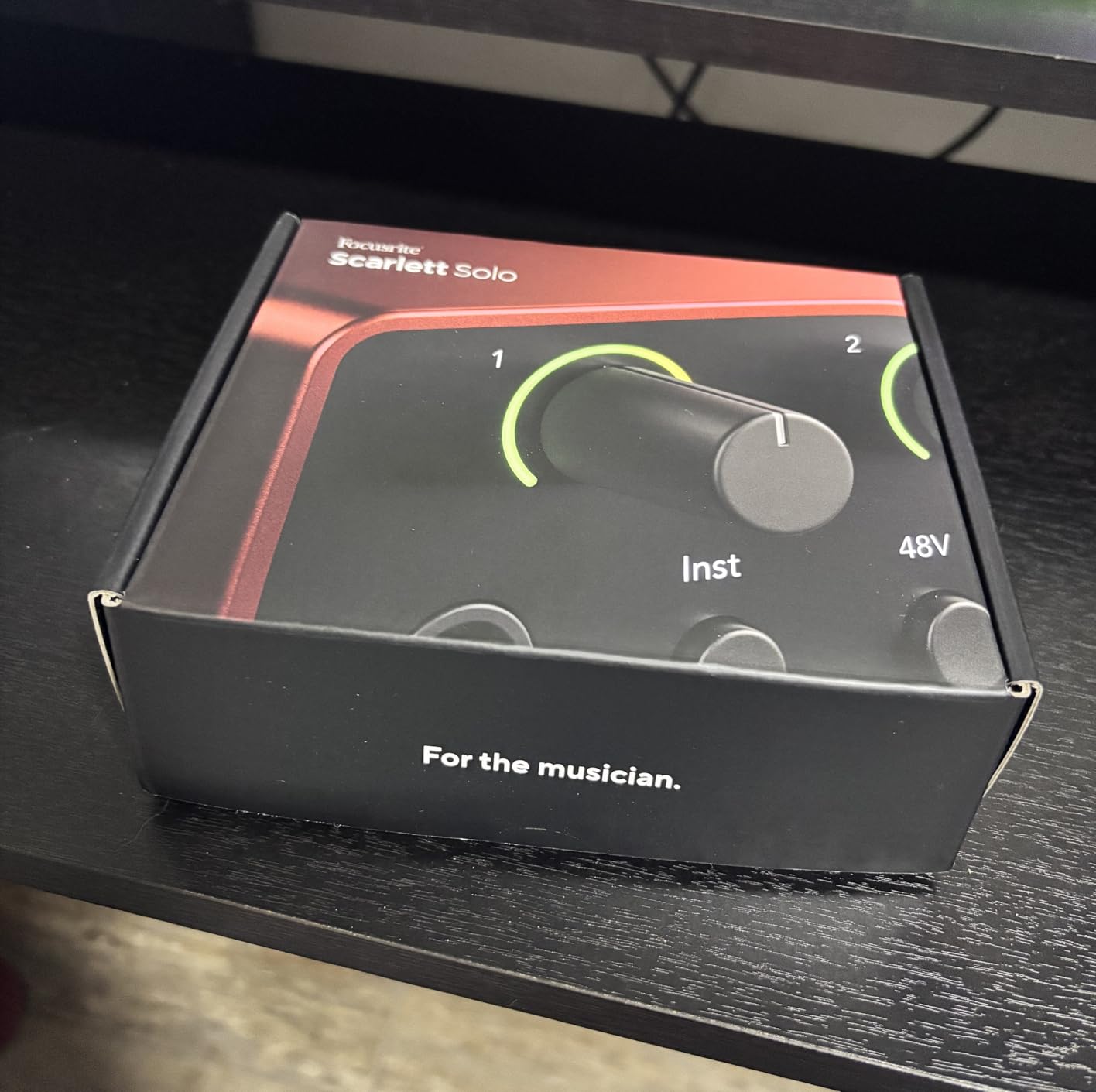 Focusrite Scarlett Solo 3rd Gen USB Audio Interface for Guitarists, Vocalists, Podcasters or Producers to record and playback studio quality sound customer photo 2