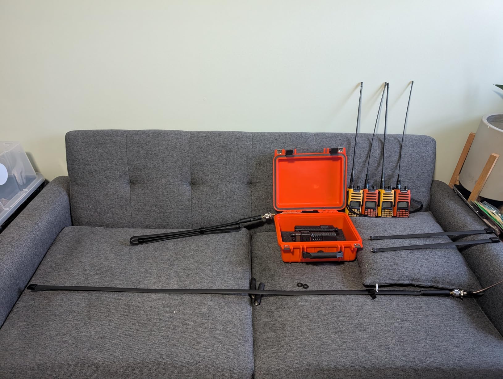 MEIJIA Portable All Weather IP67 Waterproof Protective Case, Hard Camera Case, Dry Case with Customizable Foam, Fit Use Of Drones, Camera, Equipments, 10.62 x9.68x4.87inches customer photo 2