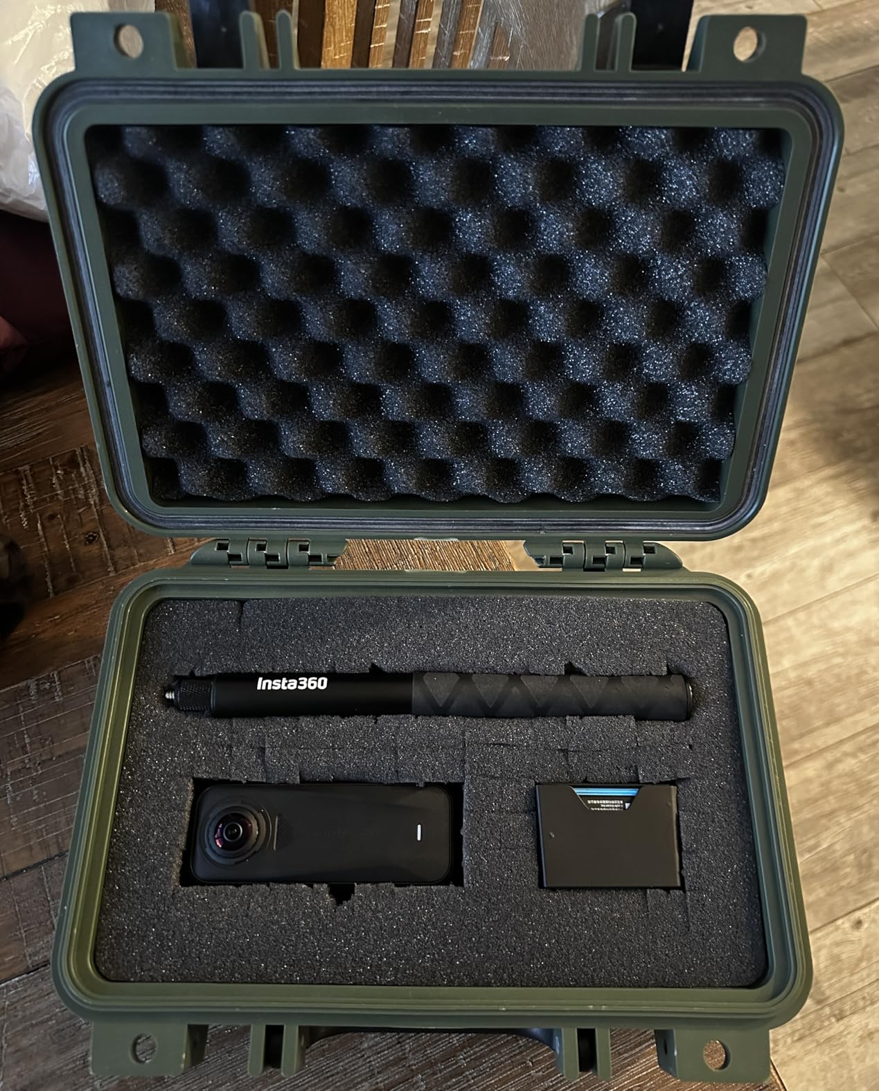 MEIJIA Portable All Weather Waterproof Protective Hard Case, Small Camera Case with Customizable Foam for Drones, Camera, Equipments customer photo 2