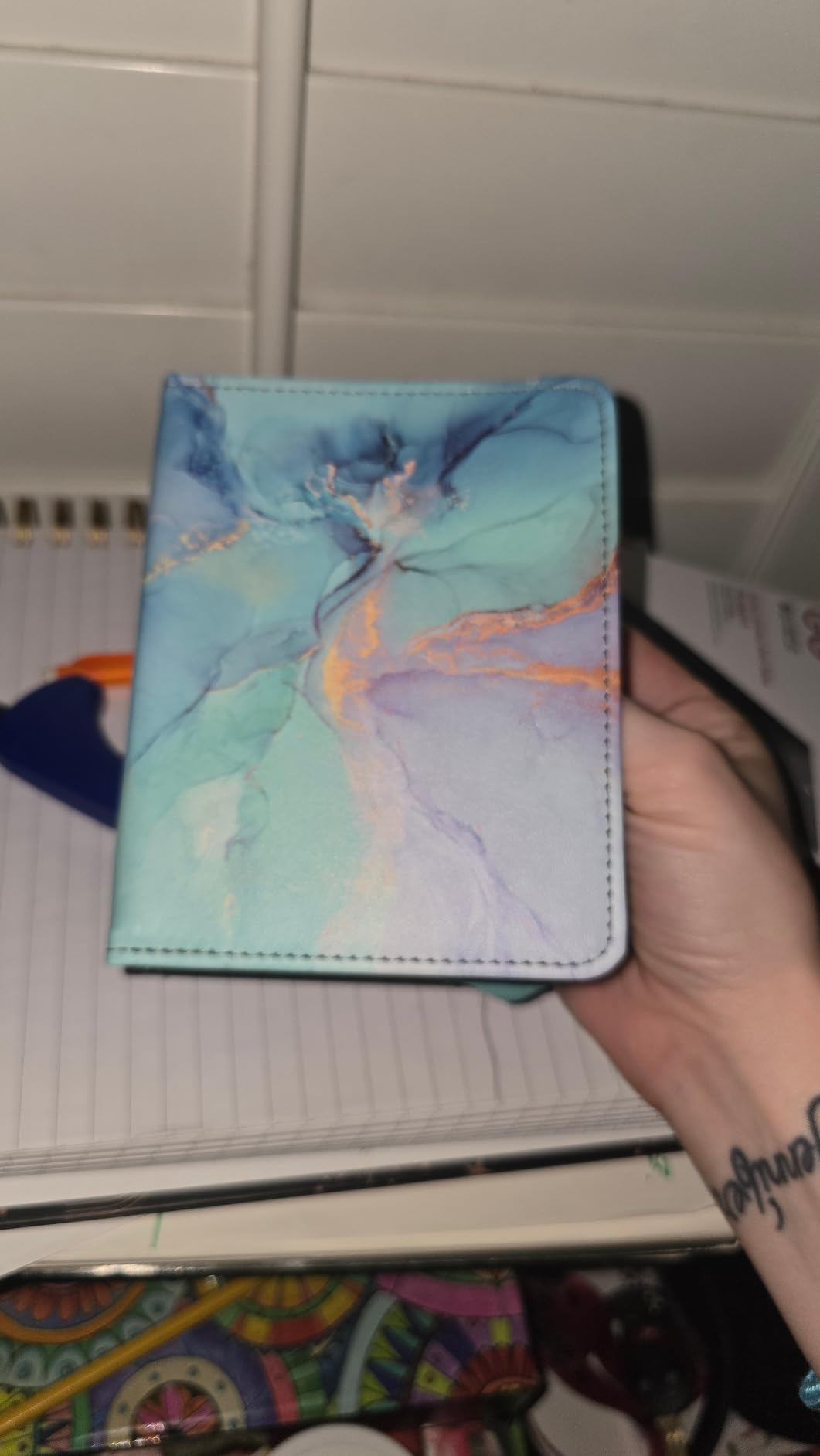 Fintie Instax Mini Photo Album for 2x3-Inch Film - 104 Pockets Small Albums for Fujifilm Instax Mini 12/11/99/40/7+/EVO/LiPlay/Link 3-2-1 Instant Camera/Polaroid Hi-Print Printer, Raining Hearts customer photo 1