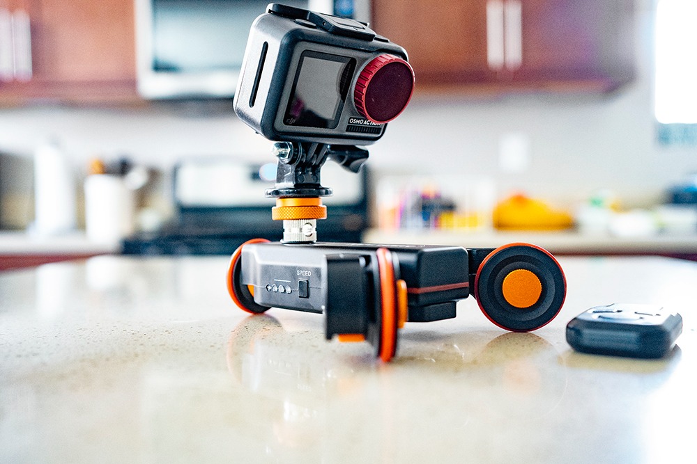 Neewer 3 Wheels Wireless Video Camera Dolly, 3 Speed Motorized Electric Track Rail Slider Dolly Car with Remote Control customer photo 2