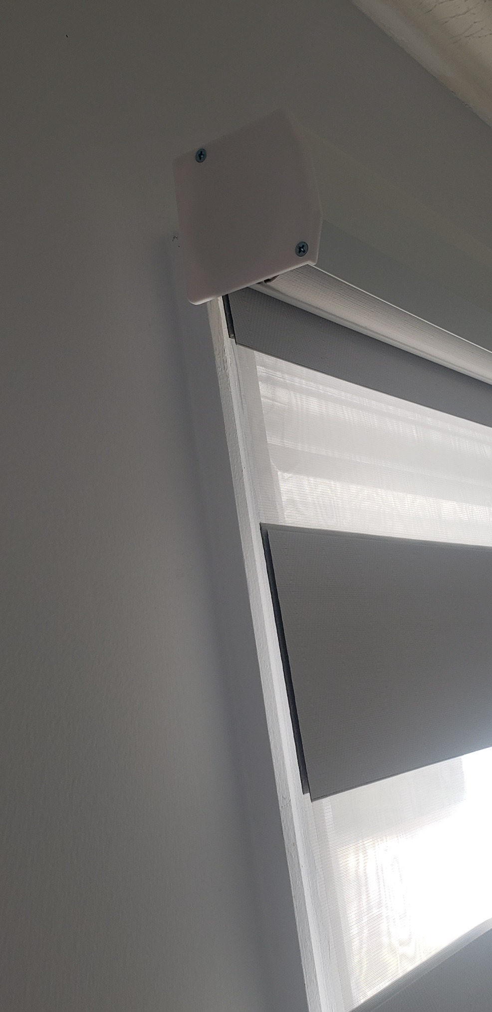 Graywind Motorized Blinds with Remote, Smart Zebra Shades for Windows, Roller Blinds Compatible with Apple Homekit, Alexa, Google Home customer photo 1