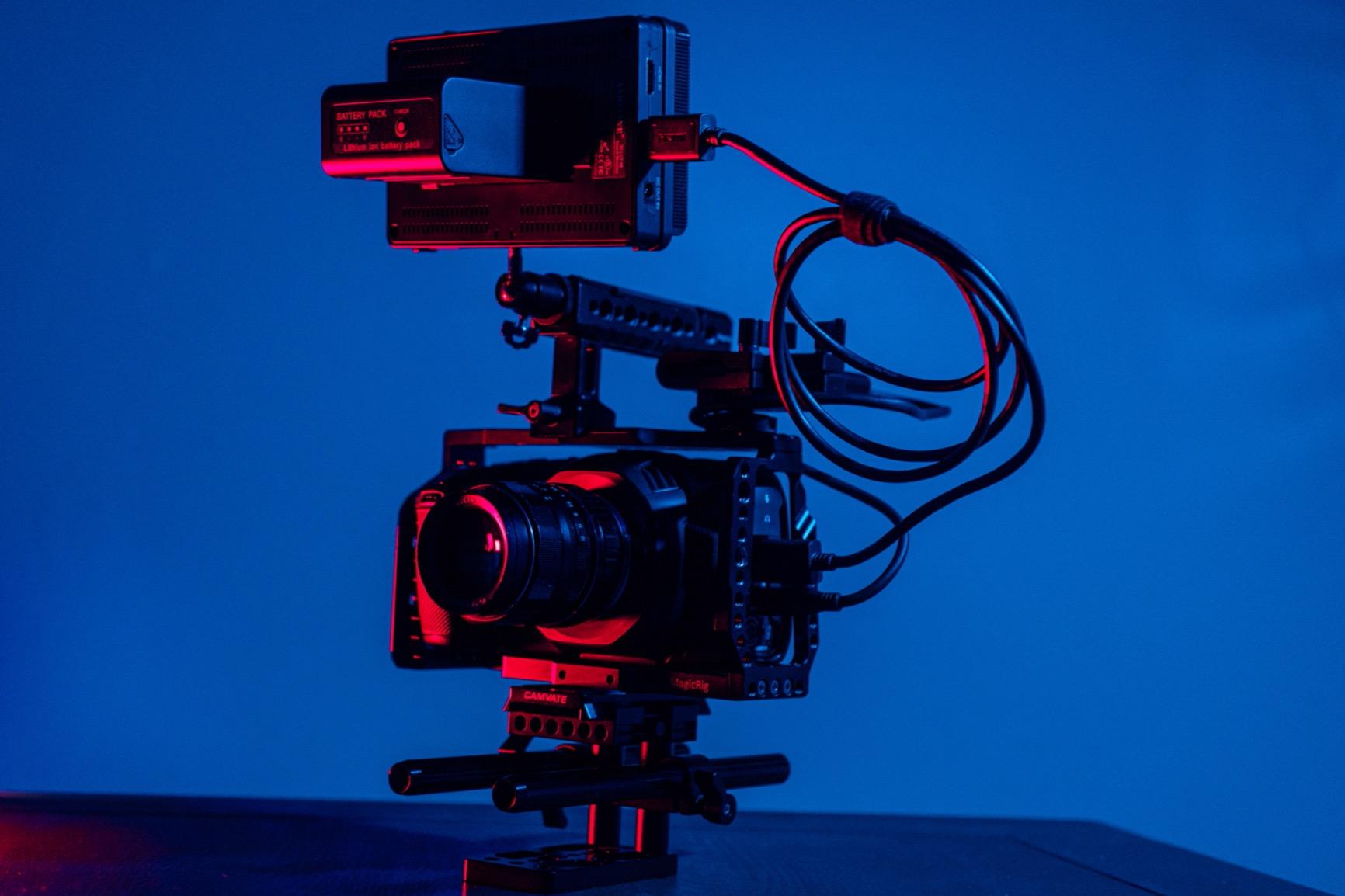 BMPCC 4K /BMPCC 6K Cage with Top Handle for Blackmagic Pocket Cinema Camera BMPCC 4K /6K to Mount Microphone Monitor LED Light customer photo 1