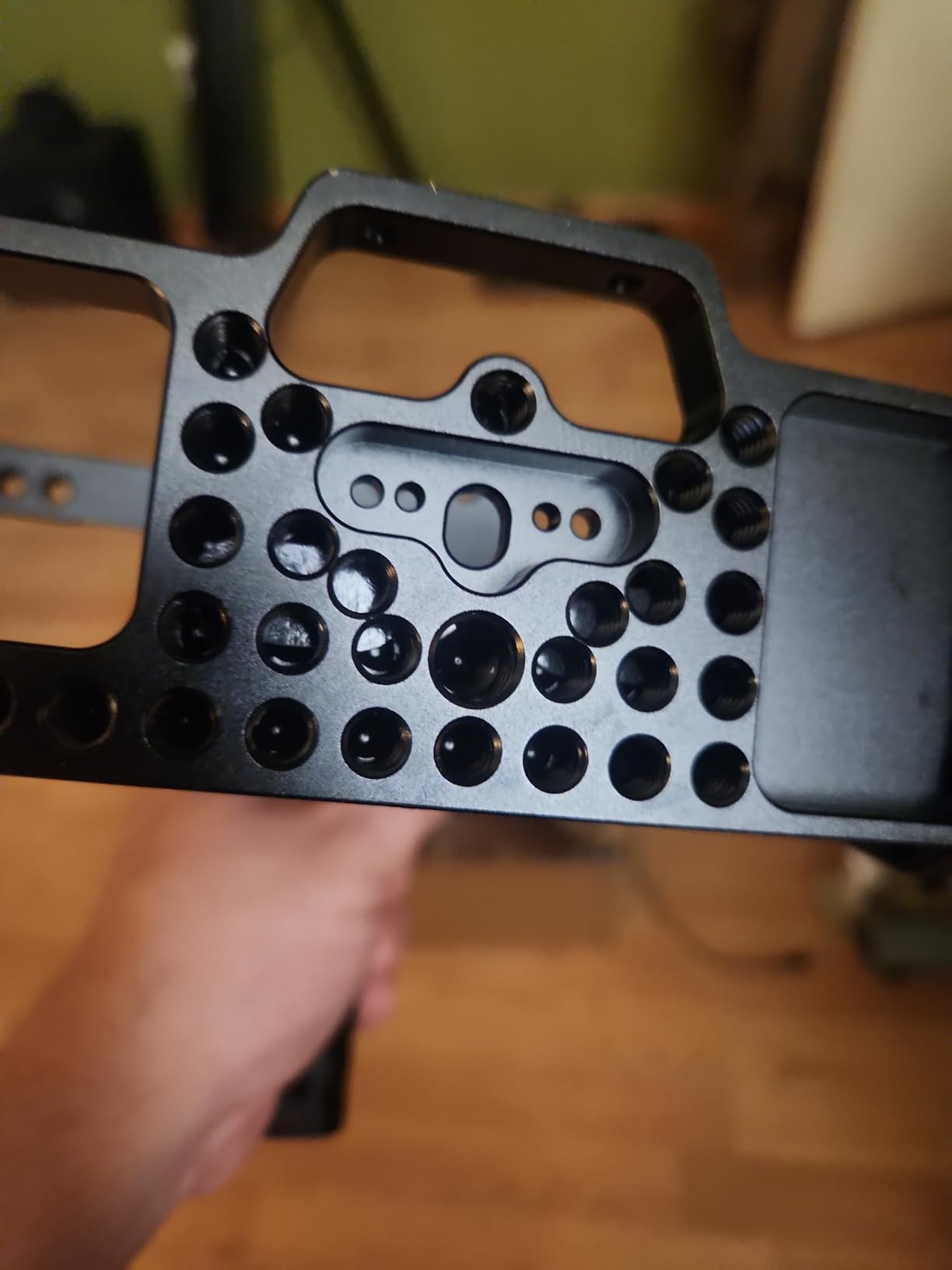 BMPCC 4K /BMPCC 6K Cage with Top Handle for Blackmagic Pocket Cinema Camera BMPCC 4K /6K to Mount Microphone Monitor LED Light customer photo 2