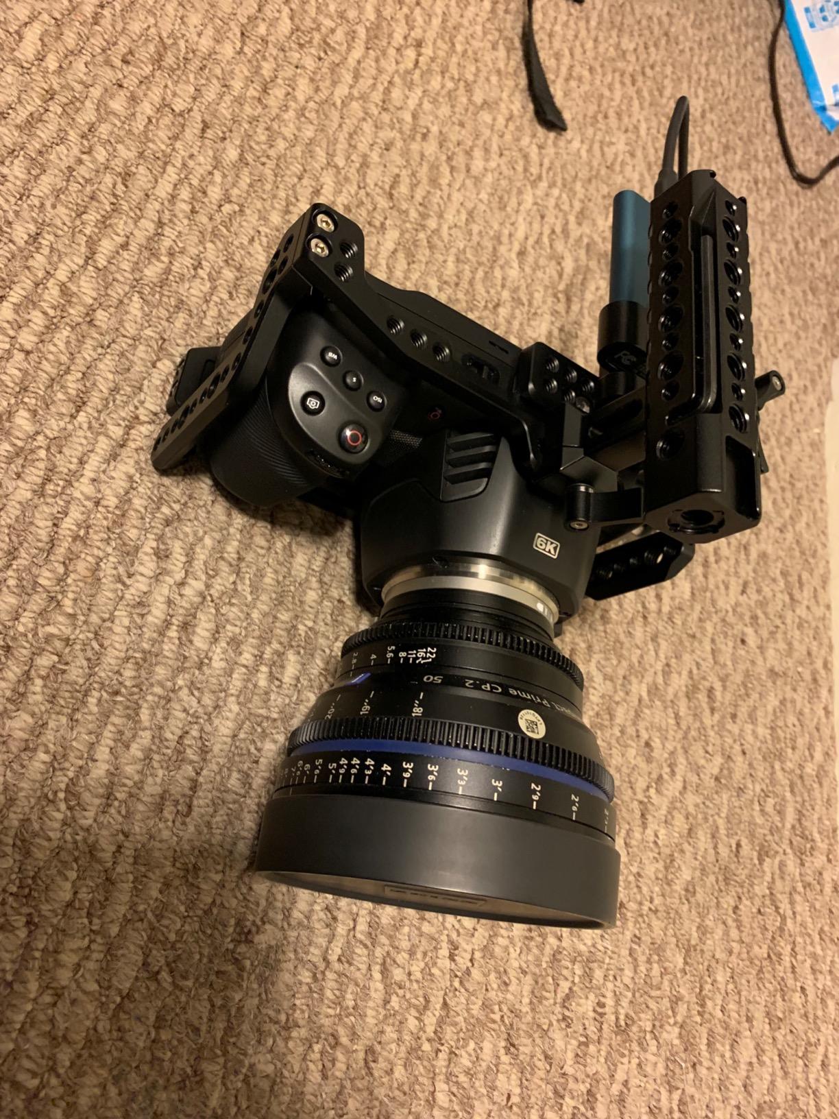 BMPCC 4K / 6K Cage with NATO Handle + T5 SSD Mount Clamp for Blackmagic Design Pocket Cinema Camera 4K / 6K customer photo 1
