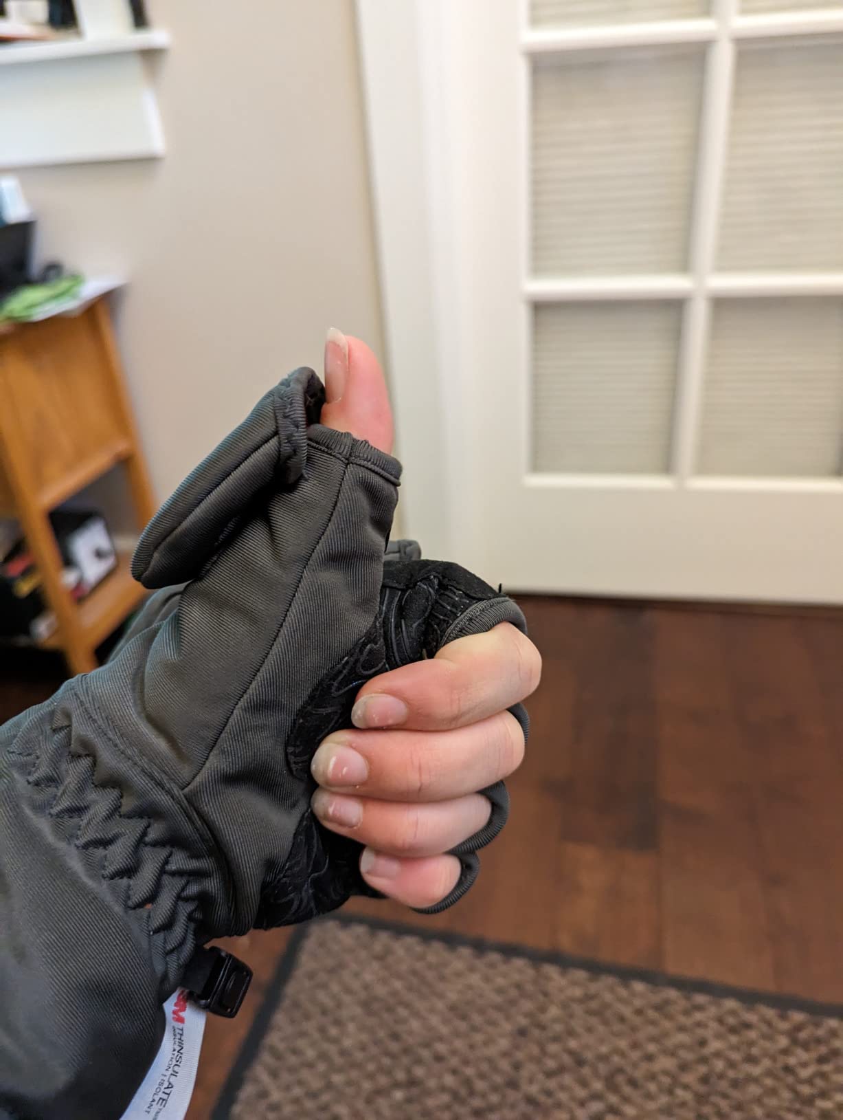 Ice Fishing Gloves Convertible Mittens Flip Fingerless Mitt with Thinsulate 3M Warm for Cold Weather and Winter Men Women Photography Running Camera customer photo 2