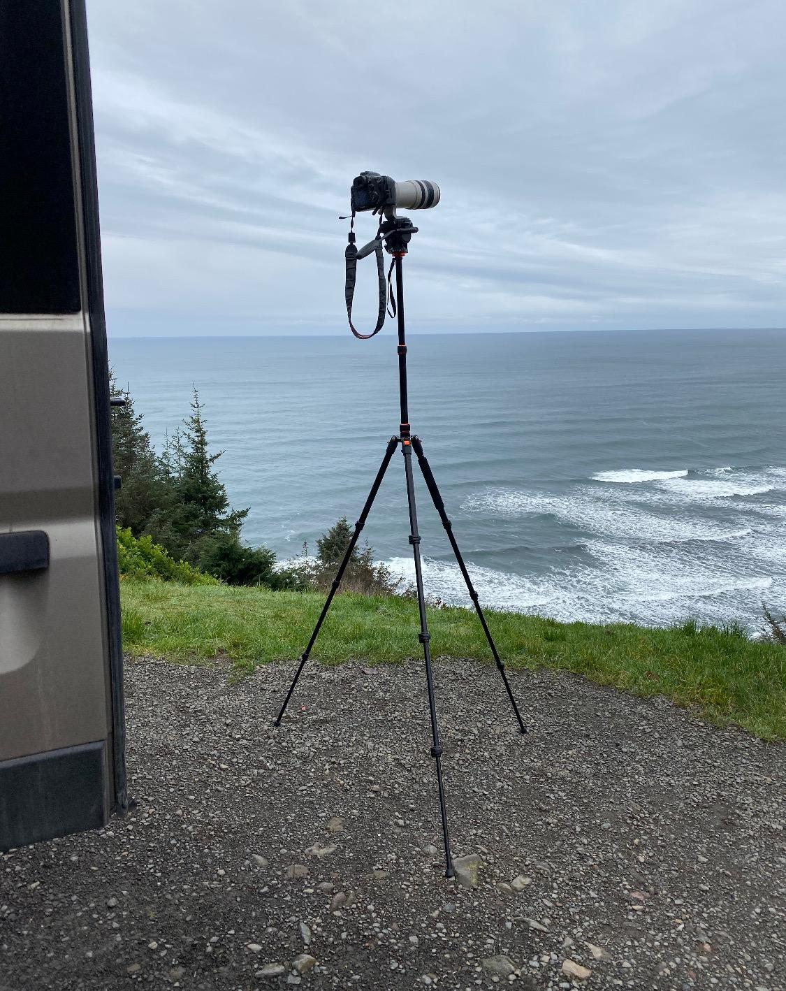 GEEKOTO Video Tripod Fluid Head,Professional Camera Tripod for DSLR,Monopod Aluminum 77