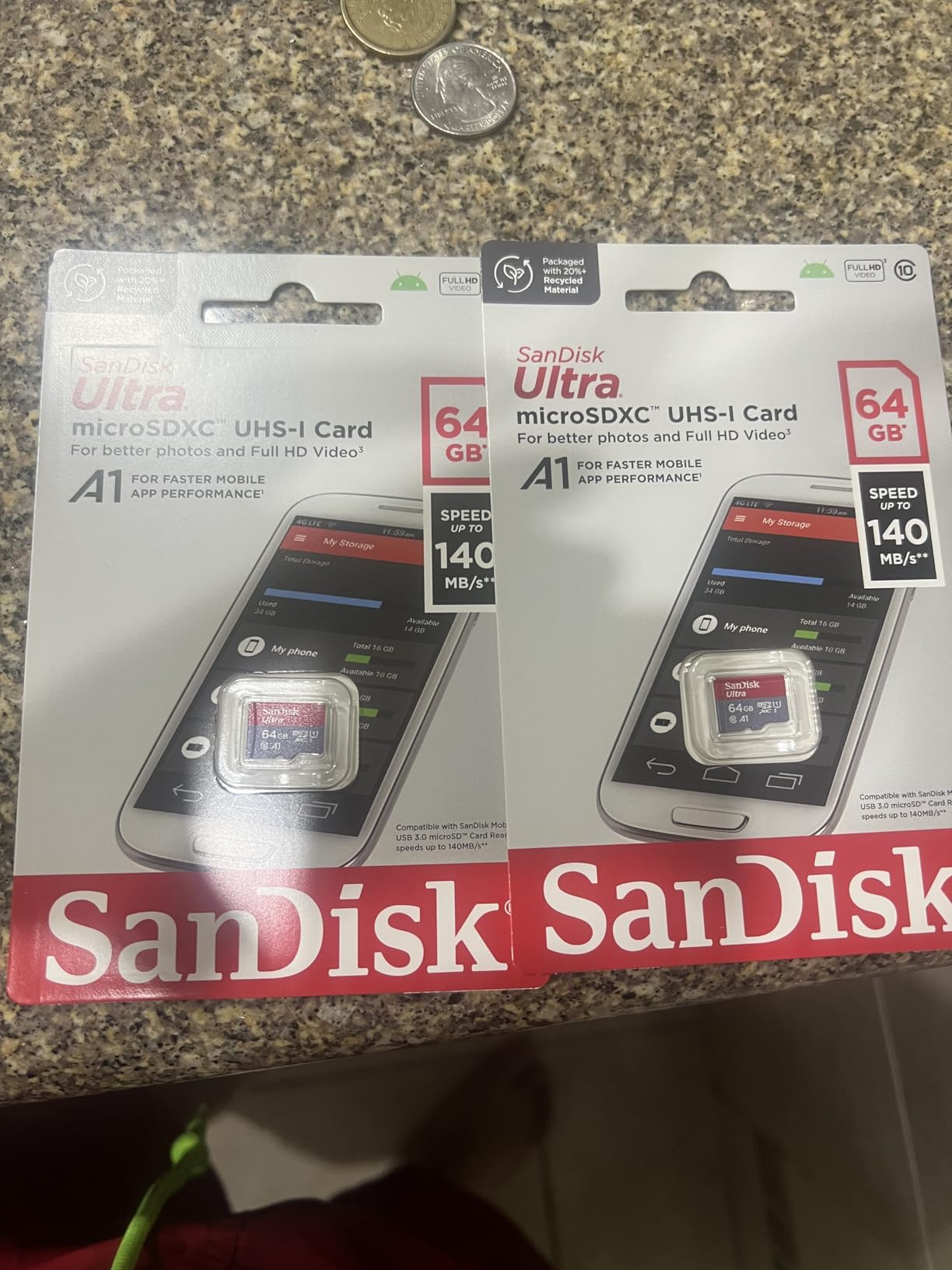 SanDisk 64GB X2 (128GB) MicroSDXC Ultra Uhs-1 Memory Card customer photo 2