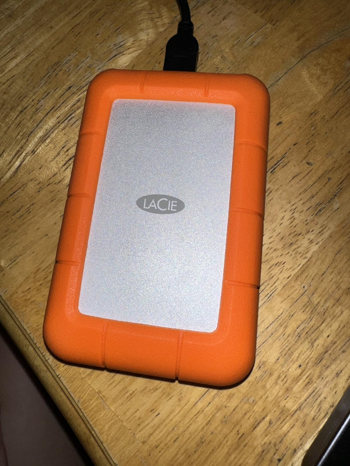 LaCie Rugged 5TB Portable External HDD - USB 3.0/2.0 Compatible, Shock/Dust/Rain Resistant for Mac & PC, Orange, Grey customer photo 2