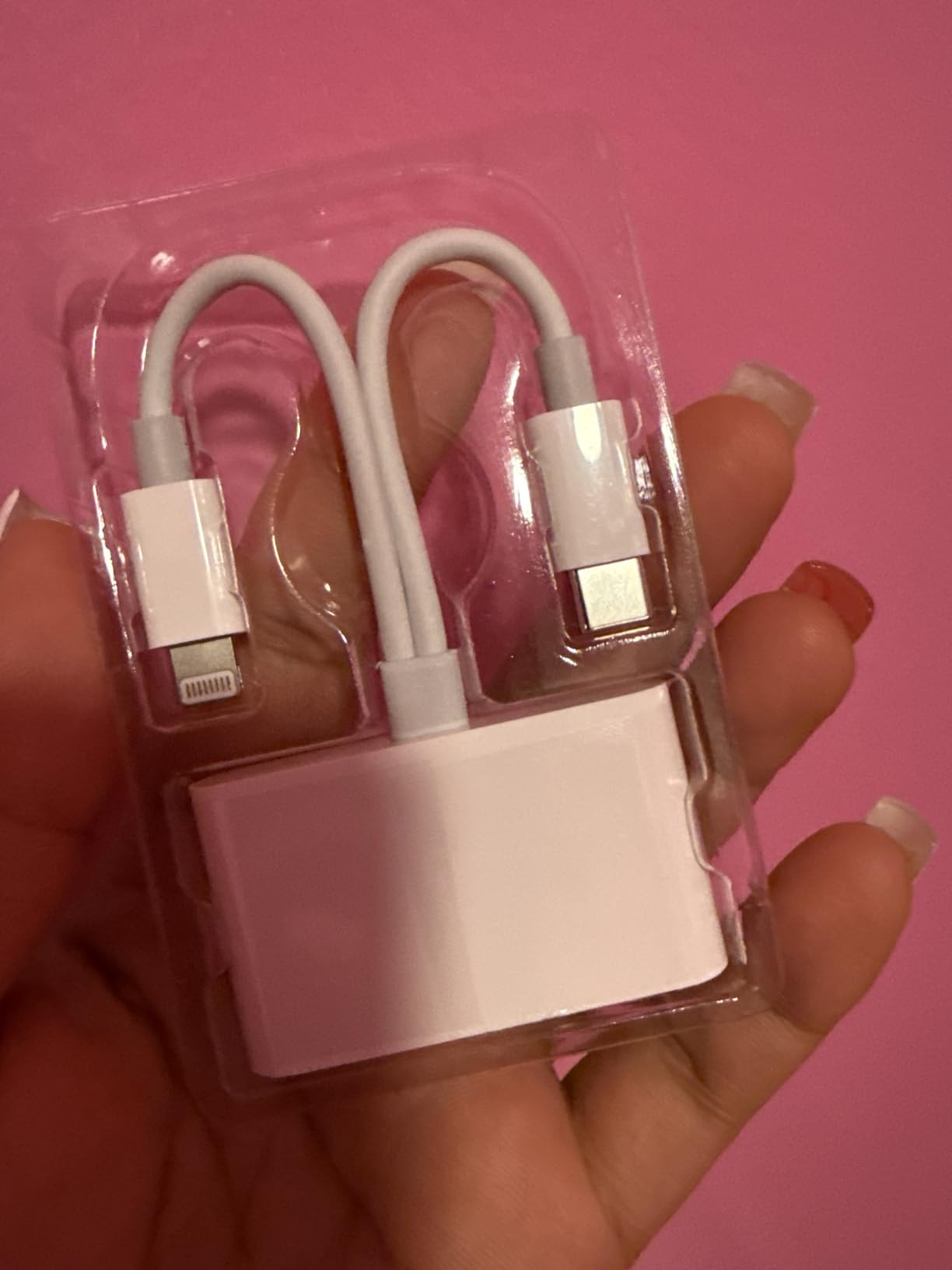 SD Card Reader for iPhone iPad Camera with USB C, Dual Card Slot USB 3.0 Memory Card Reader Supports SD/TF Card Trail Camera Viewer SD Card Adapter Portable Micro SD Card Reader No App Plug and Play customer photo 2