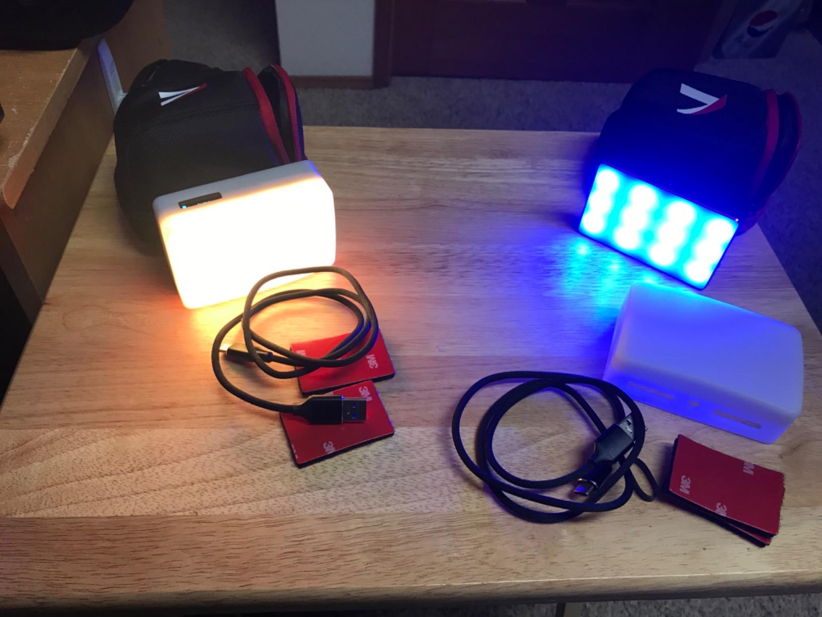 Amaran MC RGBWW Mini On Camera Video Light,3200K-6500K,CRI/TLCI 96+,HSI Mode,Support Magnetic Attraction,App with USB-C PD and Wireless Charging customer photo 2