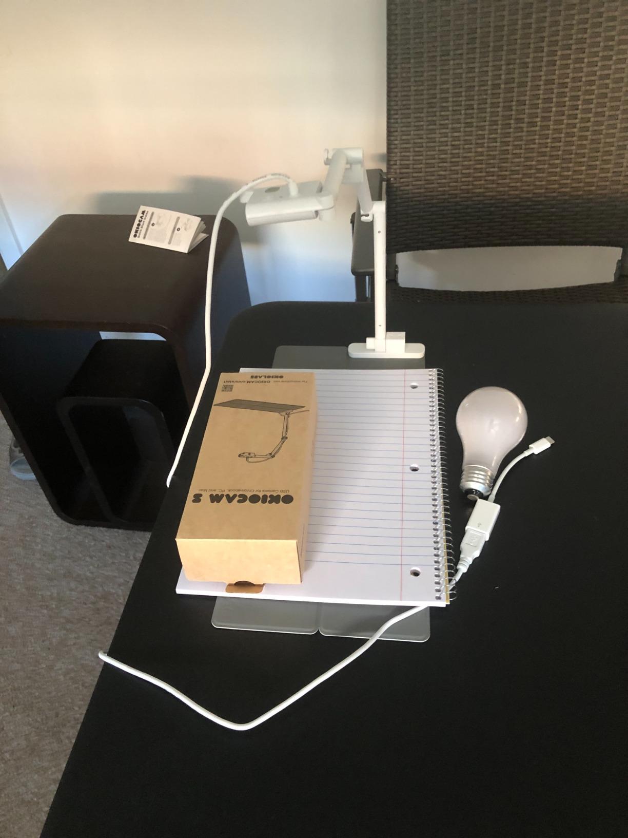 OKIOCAM S-4K 8MP Document Camera and Webcam 2-in-1 with OKIOPoint Smart Visual Pointer, Document Camera for Teachers, Compatible w PC, Mac, Chromebooks customer photo 1