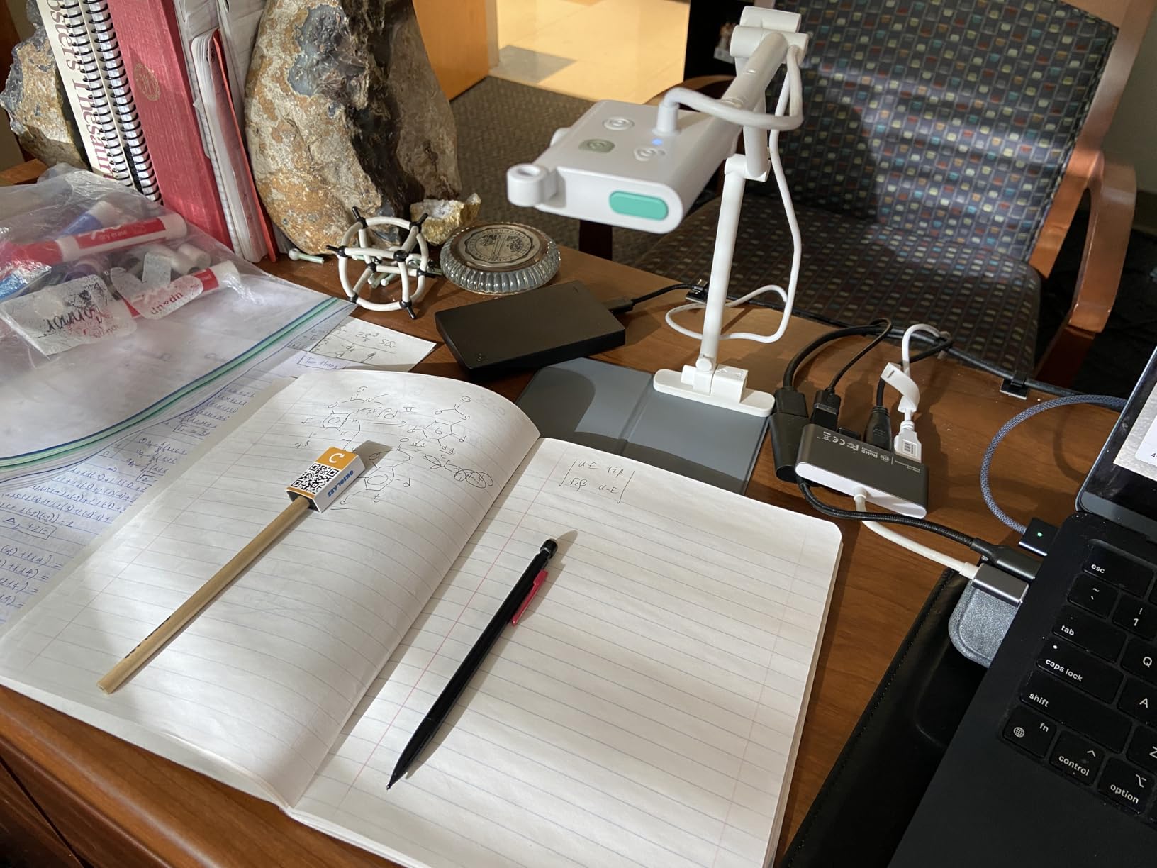 OKIOCAM S-4K 8MP Document Camera and Webcam 2-in-1 with OKIOPoint Smart Visual Pointer, Document Camera for Teachers, Compatible w PC, Mac, Chromebooks customer photo 2