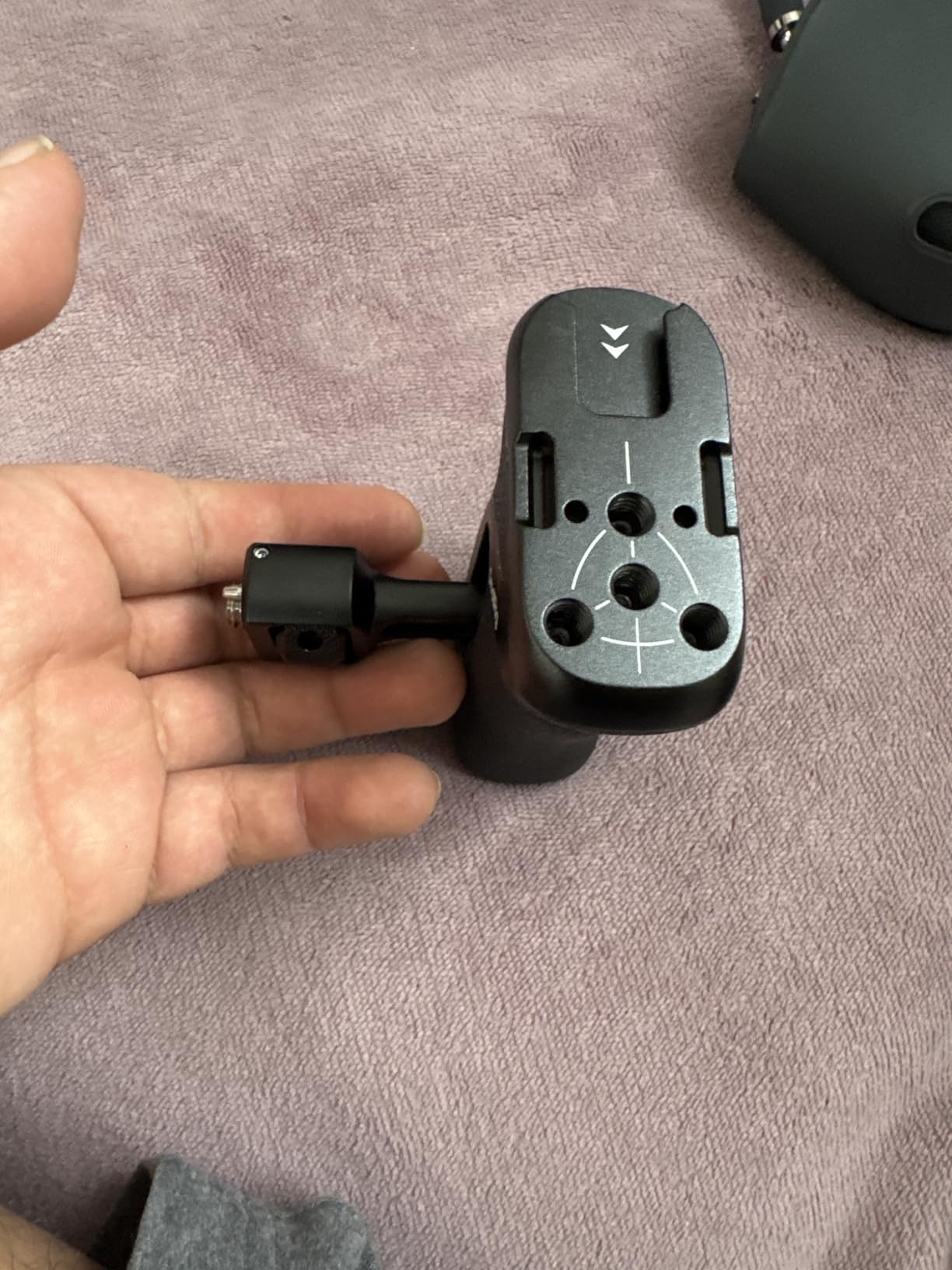 SmallRig Aluminum Side Handle for Camera Cages, Universal Ergonomic Side Handgrip with Bulit-in 1/4