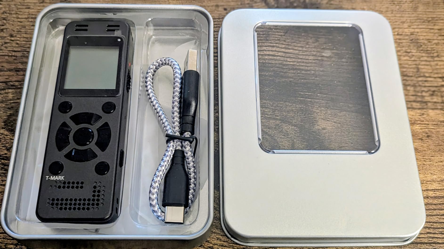 128GB Digital Voice Recorder for Lectures Meetings - EVIDA 9296 Hours Voice Activated Recording Device Audio Recorder with Playback, Password customer photo 2