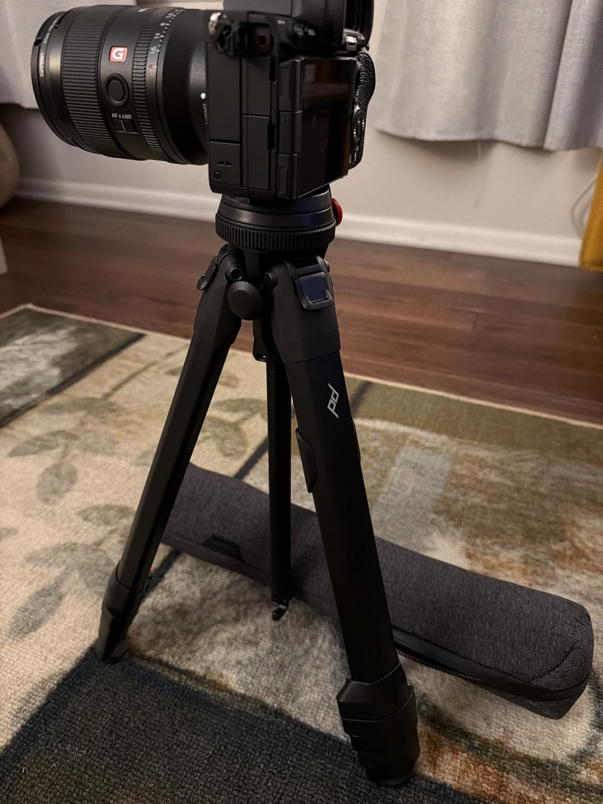 Travel Tripod, Aluminum, Compact Design, Quick Setup and Takedown, Pro-Level Stability, Ergonomic Ball Head, Compact and Portable Travel Tripod for Camera and Phone, 20 lb Capacity customer photo 1