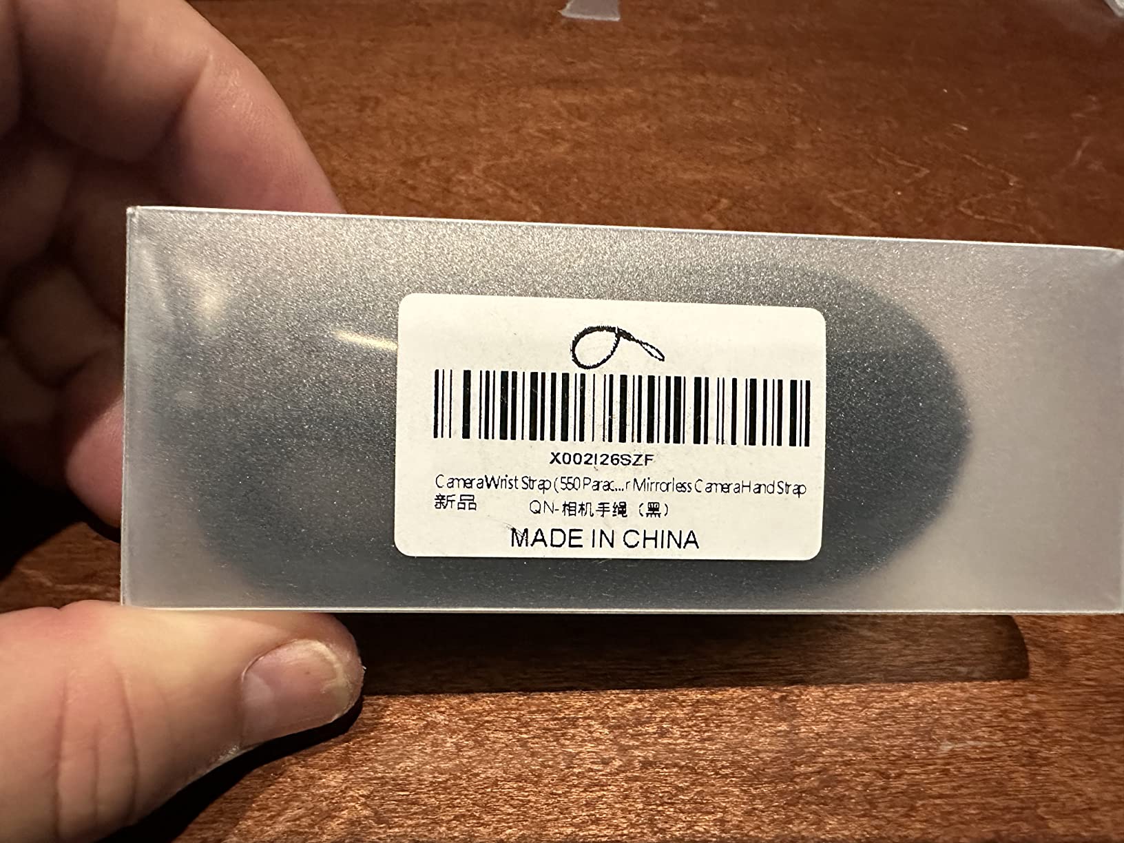 Qiang Ni Camera Wrist Strap - Paracord Quick Release Camera Hand Strap Wrist Lanyard for DSLR or Mirrorless Camera (Black) customer photo 1