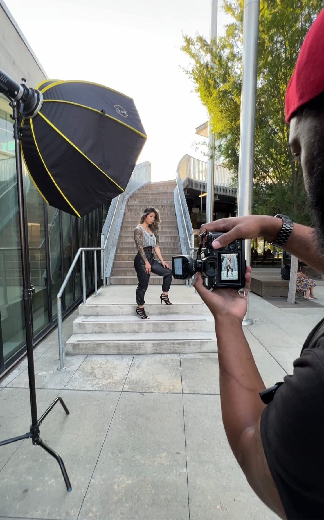 Godox AD300 Pro AD300Pro Outdoor Flash Strobe, Portable 300Ws 2.4G TTL 1/8000 HSS Monolight, 0.01-1.5s Recycle, 320 Full Power Flashes, 12W Modeling Lamp, GODOX AD 300 Pro with Rechargeable Battery customer photo 2