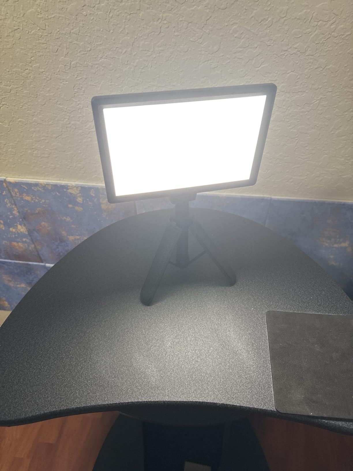 RALENO LED Video Light Panel, Camera Light for Video Conference Recording with 4000mAh Battery Type-C USB Ports, CRI width=