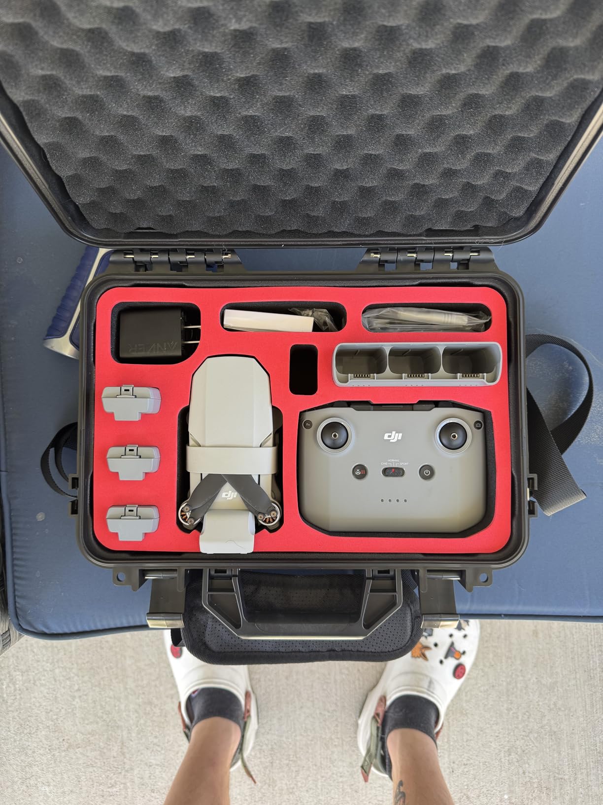 Mini 4K Case Waterproof Hard Carrying Case for DJI MINI 4K/Mini 2 Fly More Combo Accessories customer photo 2