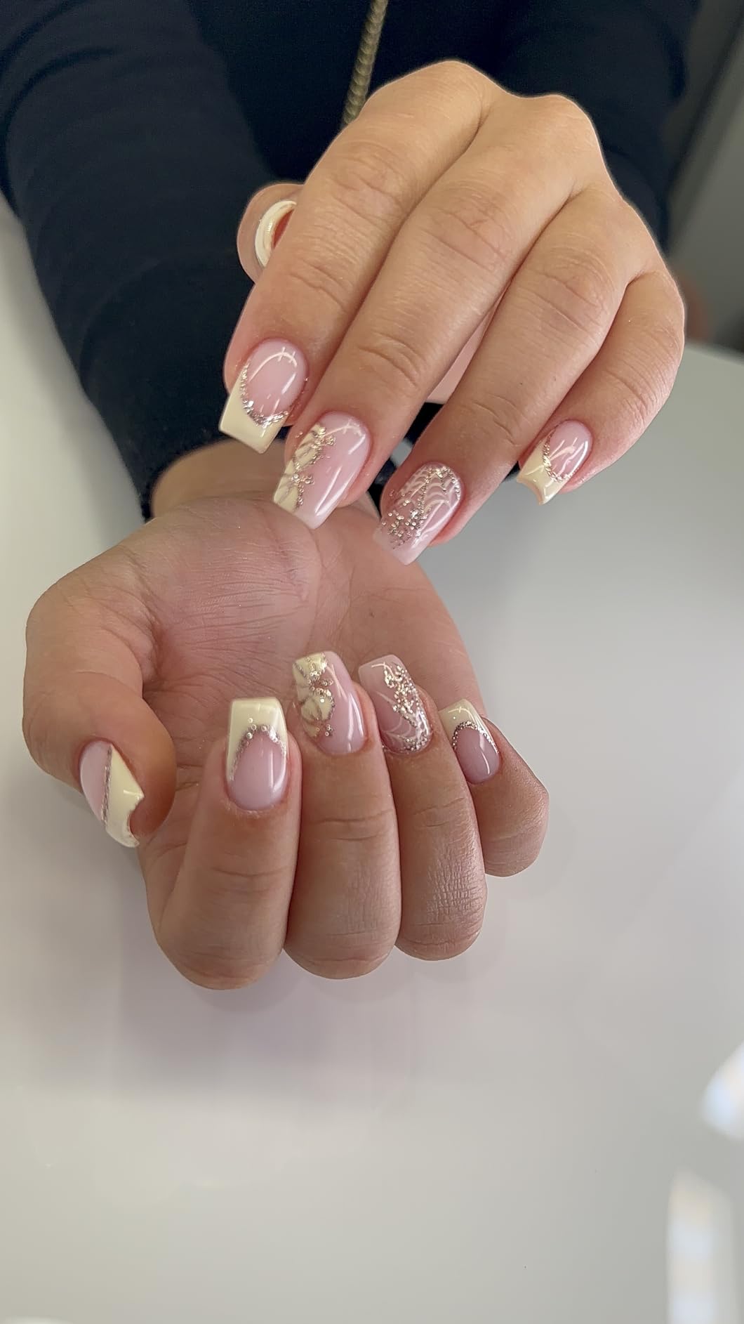 (2 Pcs) Light Reflector 3 in 1 Photography Reflector Cardboard, A4 (12x8 Inch) Size Folding Light Diffuser Board for Still Life, Product and Food Photo Shooting - Black, Silver and White, 2 Pack customer photo 2