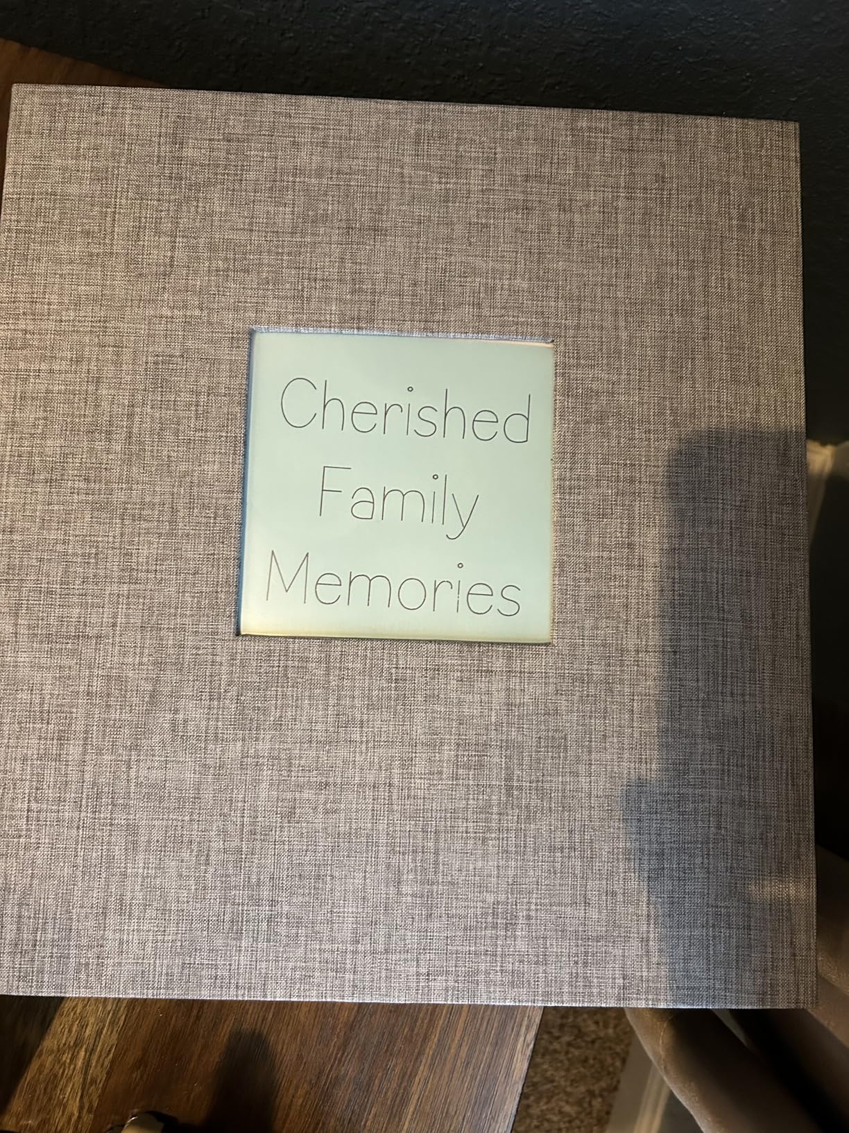 potricher Linen Hardcover Photo Album 4x6 600 Photos Large Capacity for Family Wedding Anniversary Baby Vacation (Gray, 600 Pockets) customer photo 1