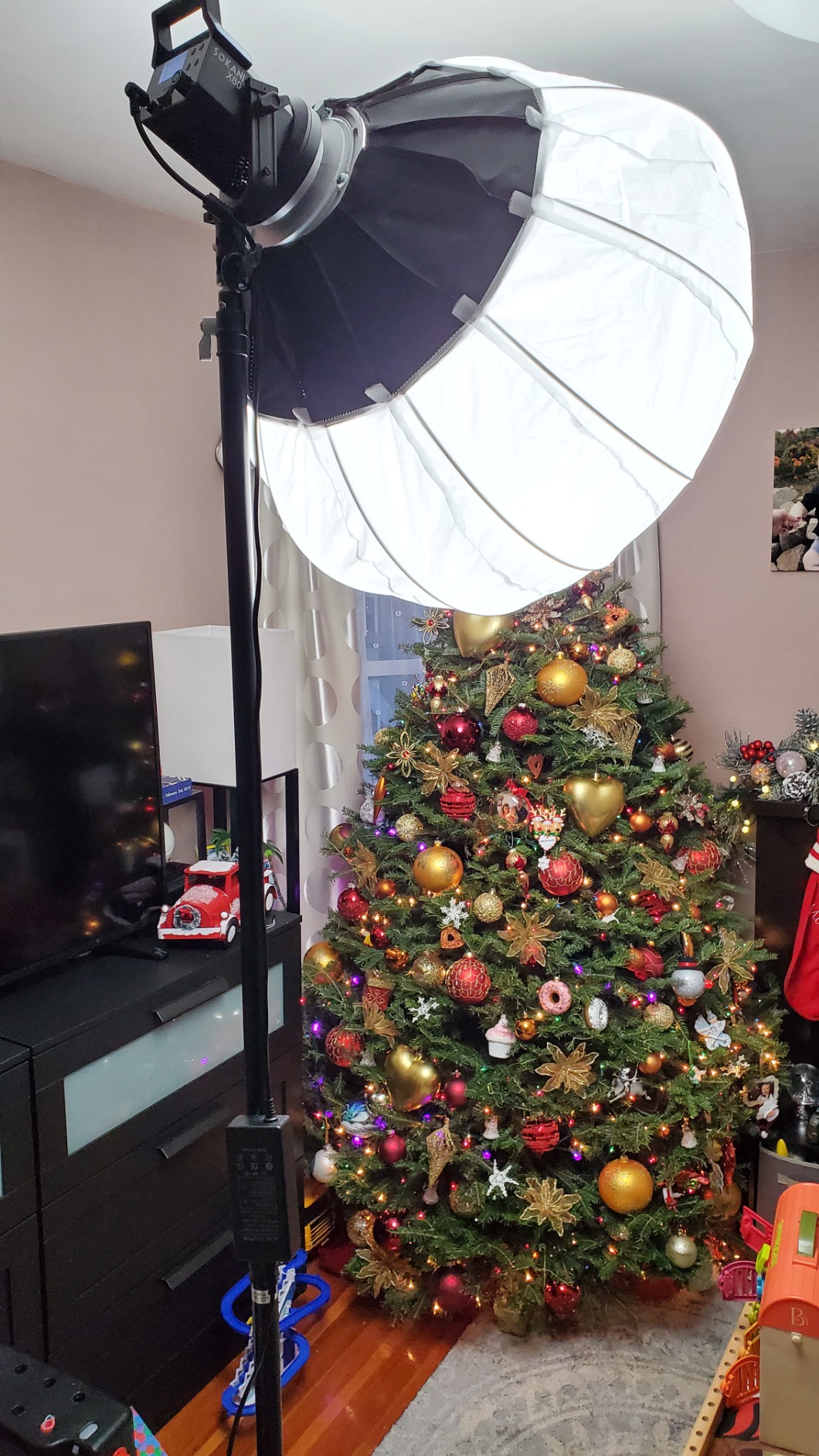 Softbox Lantern CS-65D 65cm Bowens Mount Soft Light Modifier for Aputure 300D Mark II 120D SL-60W VL150 SL150WII FV150 AD200PRO AD300 AD400PRO AD600 VL300 VL200 UL150 customer photo 2